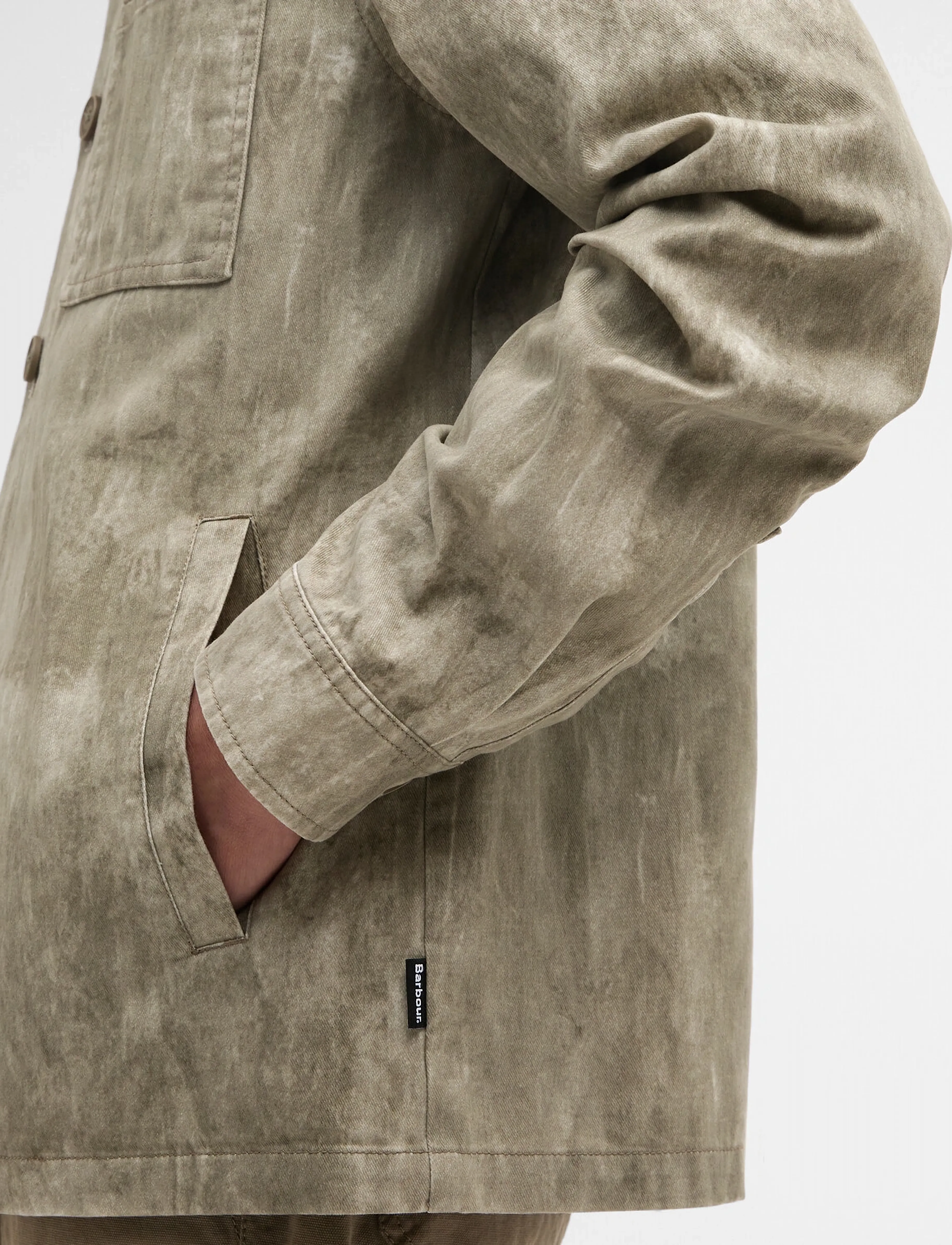 Barbour - Barbour Ross Overshirt - marškinių tipo švarkai - grey olive - 5