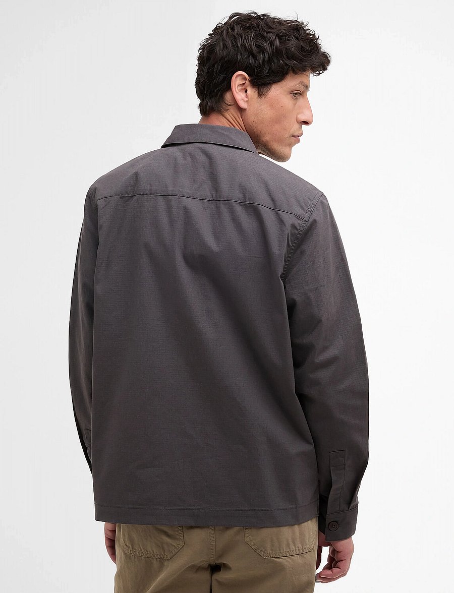 Barbour - Barbour Crail Wax Ovsh - tunna jackor - asphalt - 4
