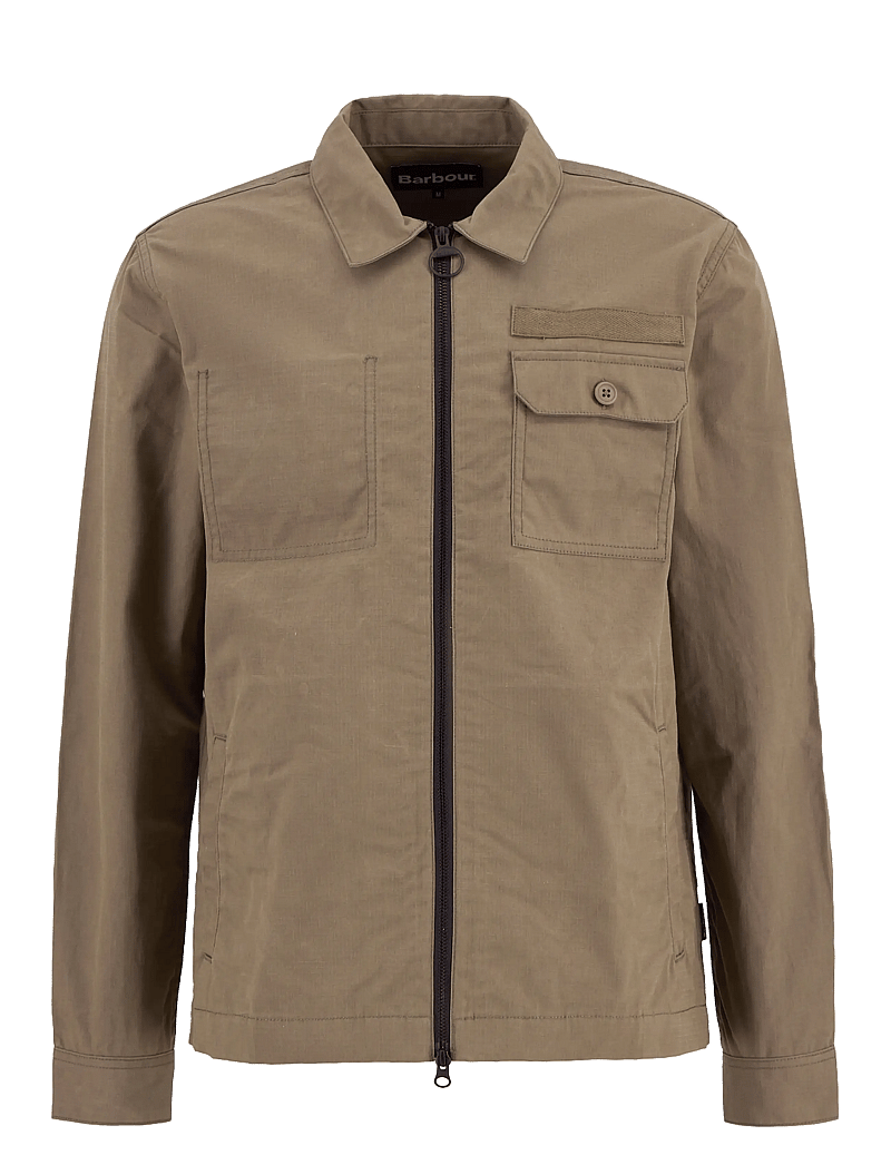 Barbour - Barbour Crail Wax Ovsh - kurtki-wiosenne - concrete - 1
