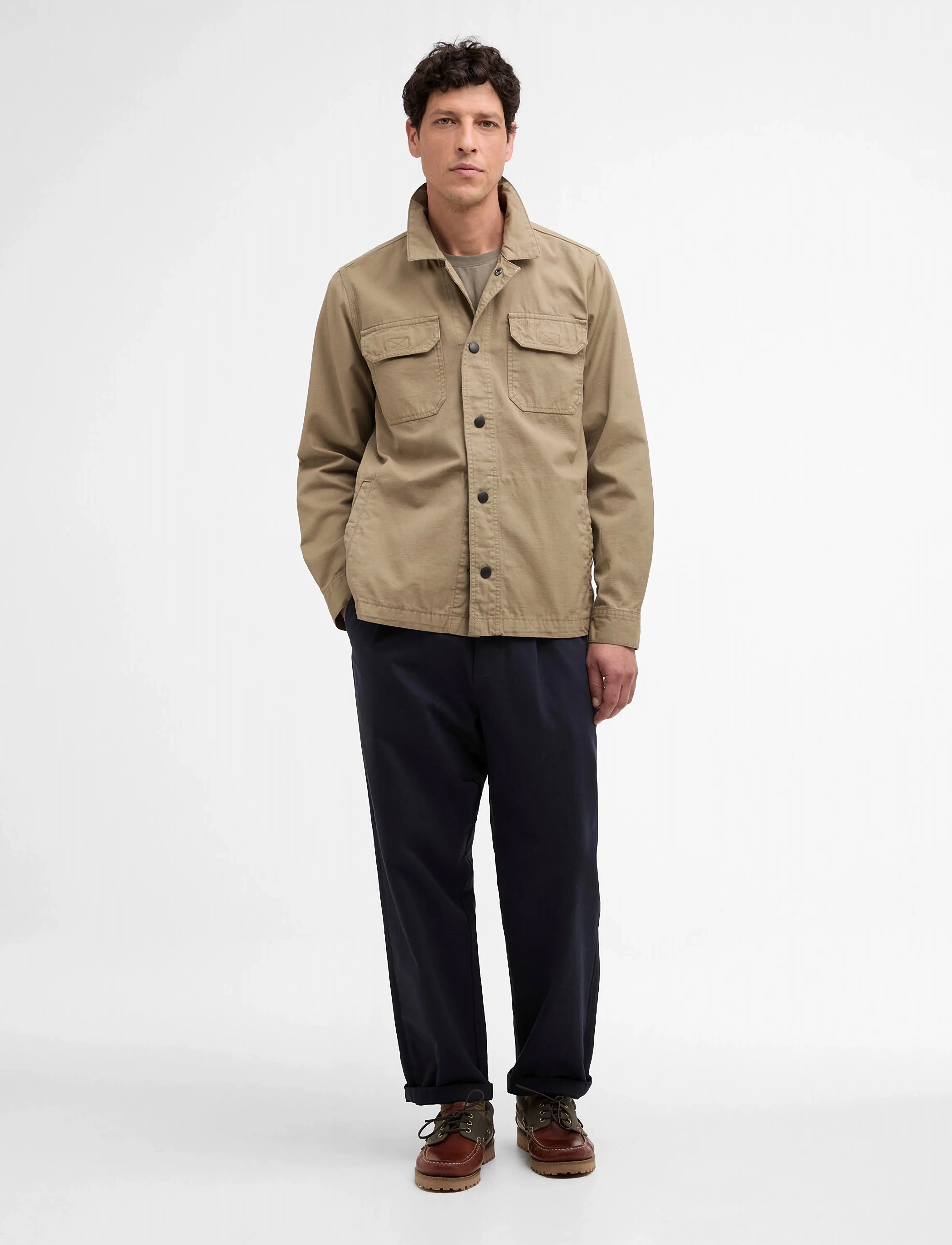 Barbour - Barbour Draftmen Overs - light jackets - grey olive - 2