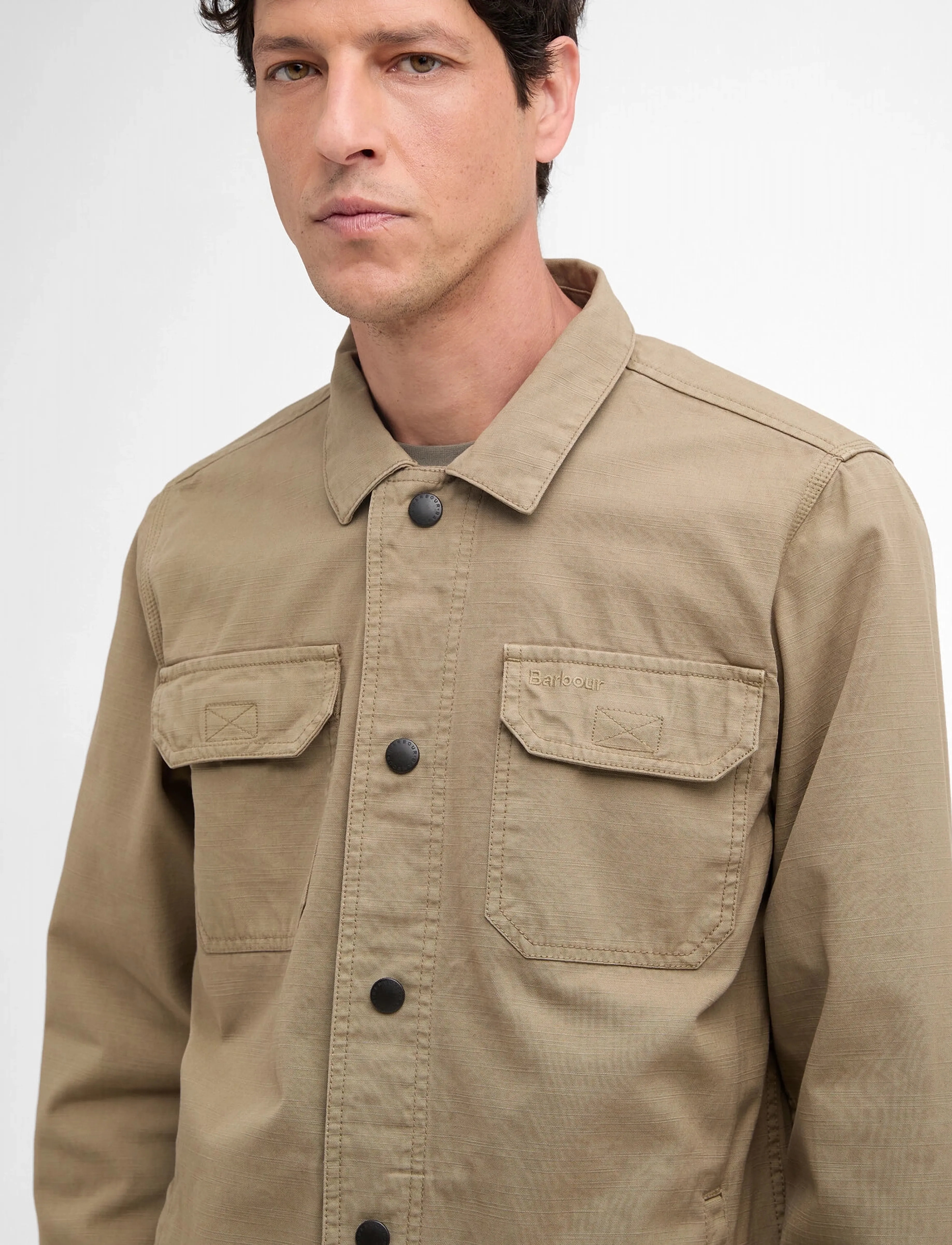 Barbour - Barbour Draftmen Overs - light jackets - grey olive - 4