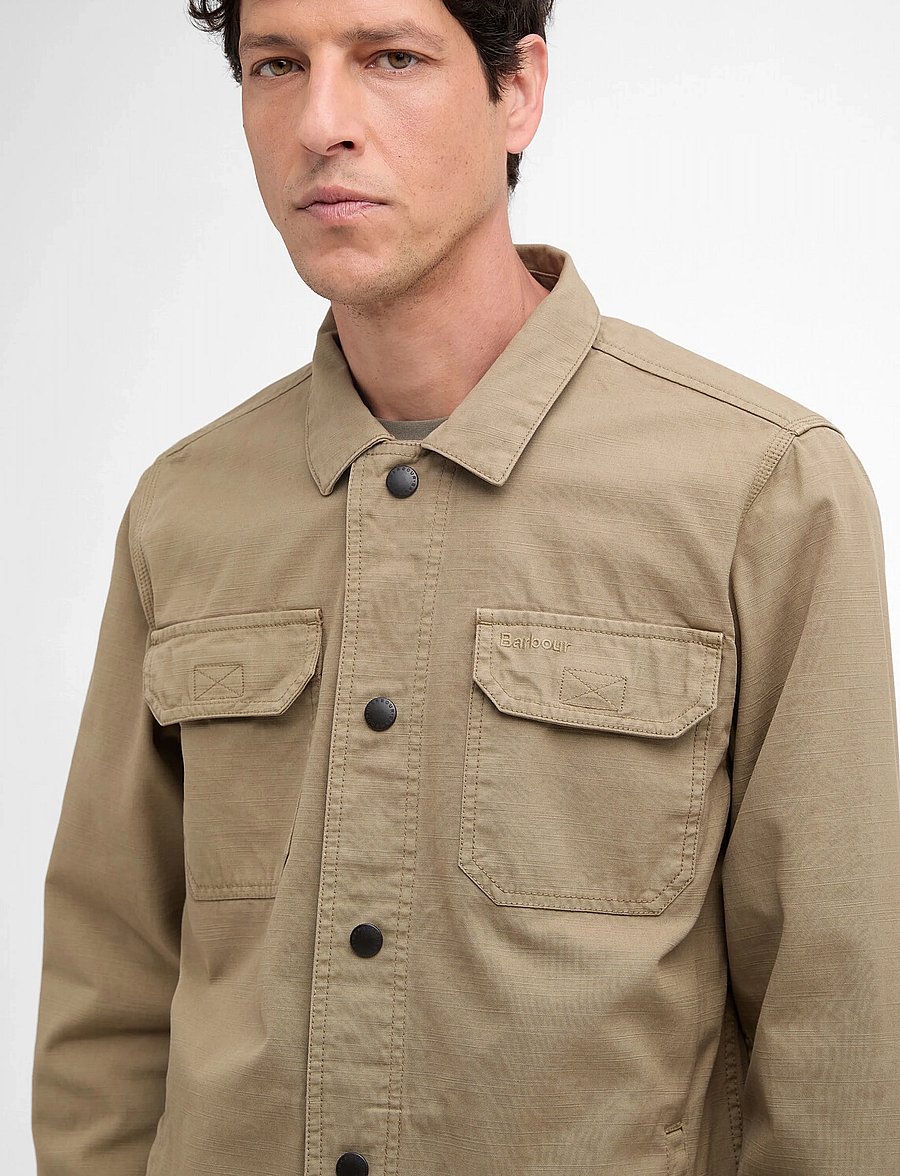 Barbour - Barbour Draftmen Overs - tunna jackor - grey olive - 4