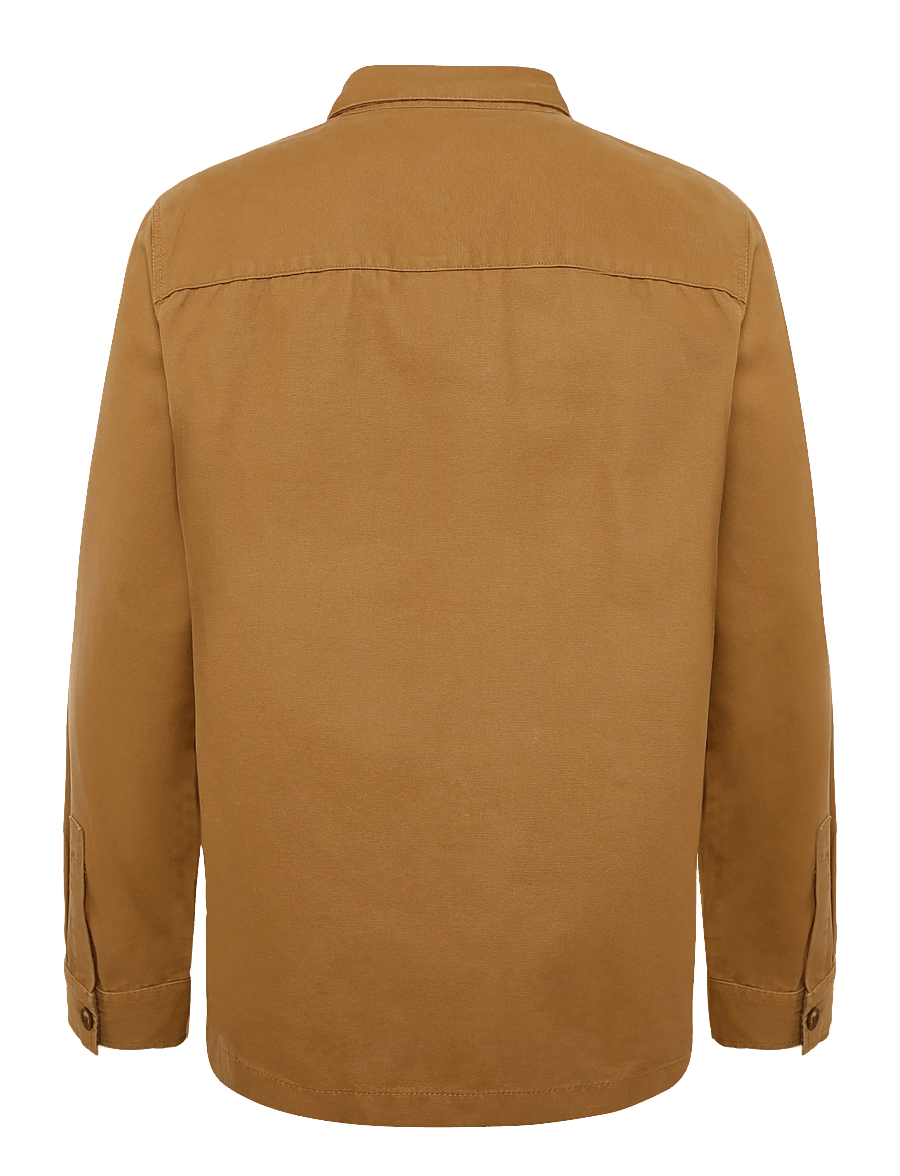 Barbour - Barbour Tartan Trimmed Washed Overshirt - forårsjakker - cinammon - 2