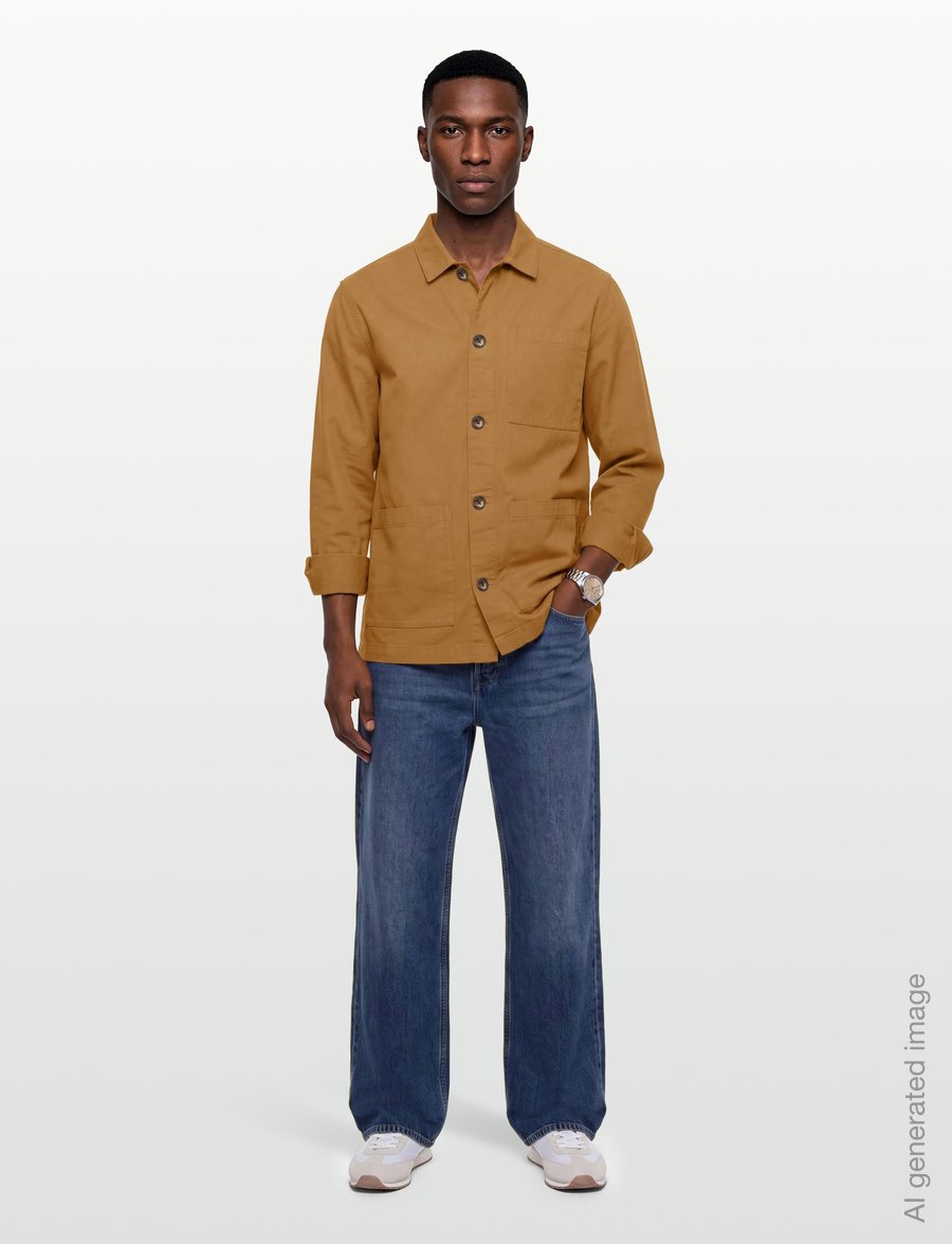Barbour - Barbour Tartan Trimmed Washed Overshirt - forårsjakker - cinammon - 0