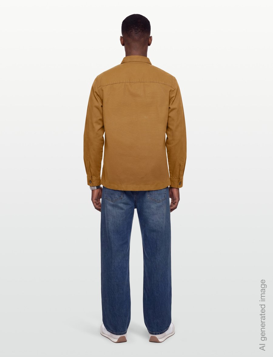 Barbour - Barbour Tartan Trimmed Washed Overshirt - forårsjakker - cinammon - 4