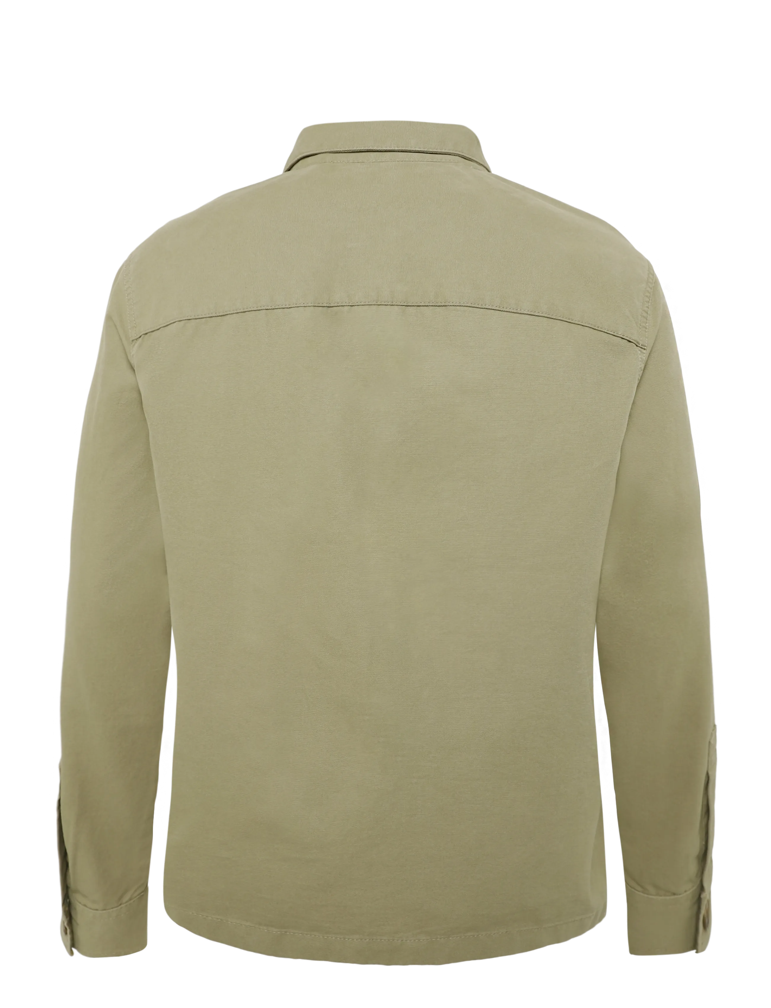 Barbour - Barbour Tartan Trimmed Washed Overshirt - mushroom - 1
