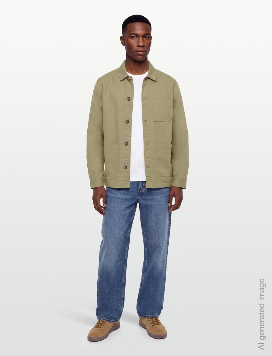 Barbour - Barbour Tartan Trimmed Washed Overshirt - sügisjoped - mushroom - 0