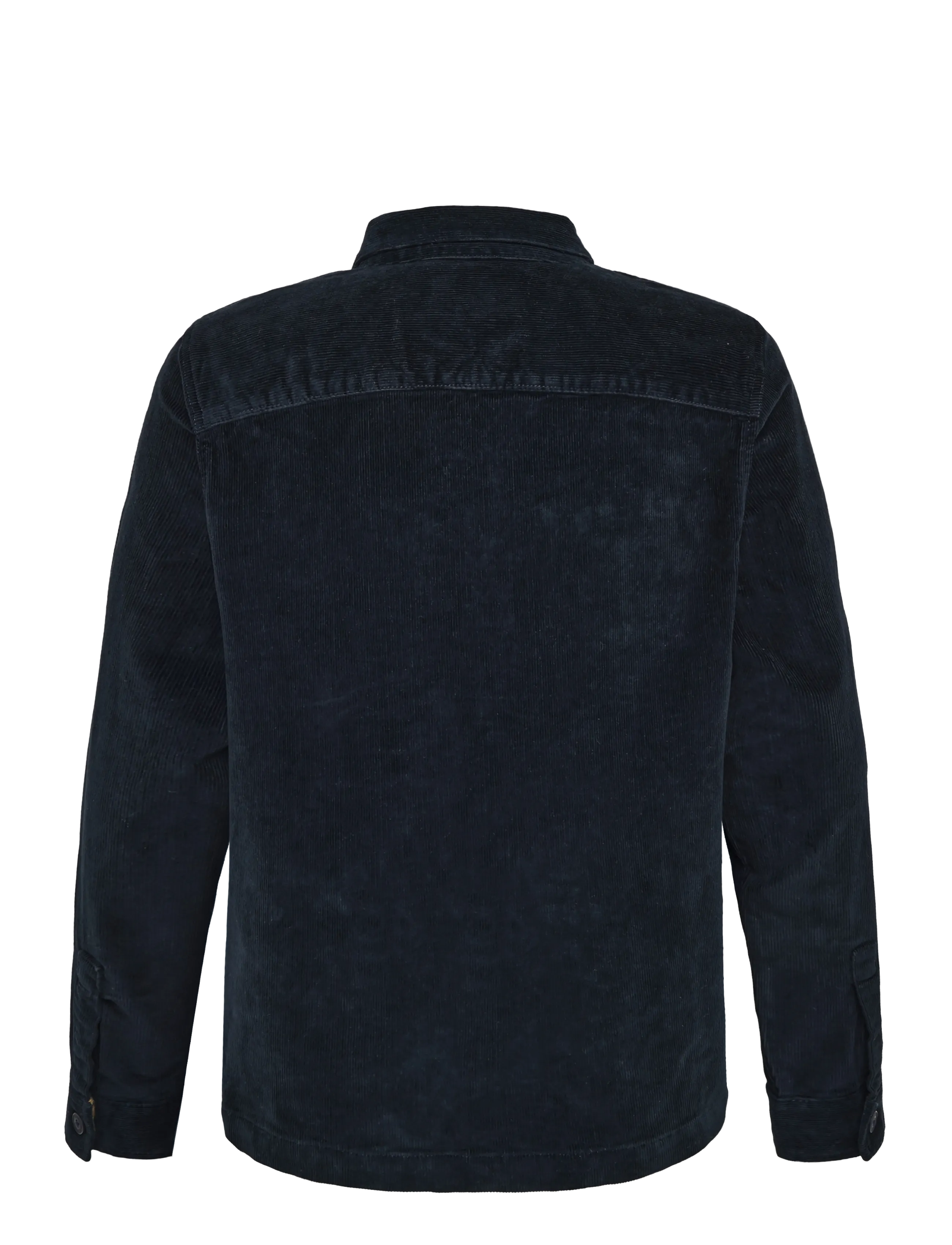 Barbour - Barbour Tartan Trimmed Cord Overshirt - kevadjoped - navy - 1