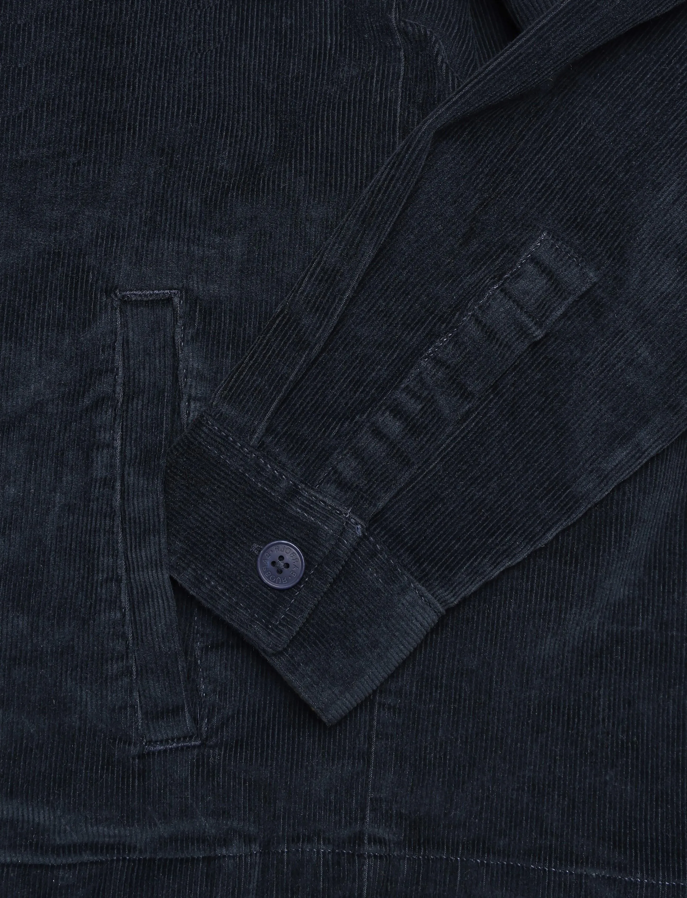Barbour - Barbour Tartan Trimmed Cord Overshirt - kevadjoped - navy - 3