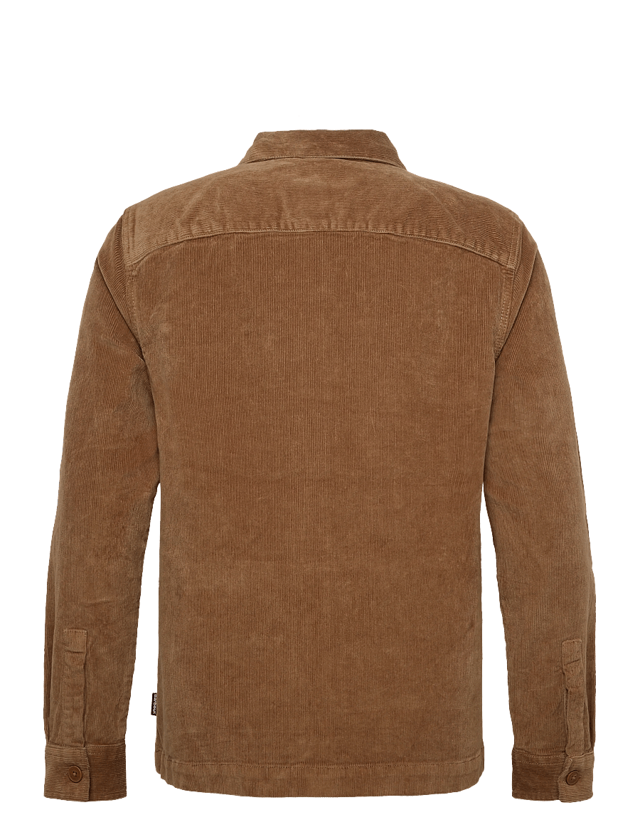 Barbour - Barbour Tartan Trimmed Cord Overshirt - herbstjacken - sandstone - 1