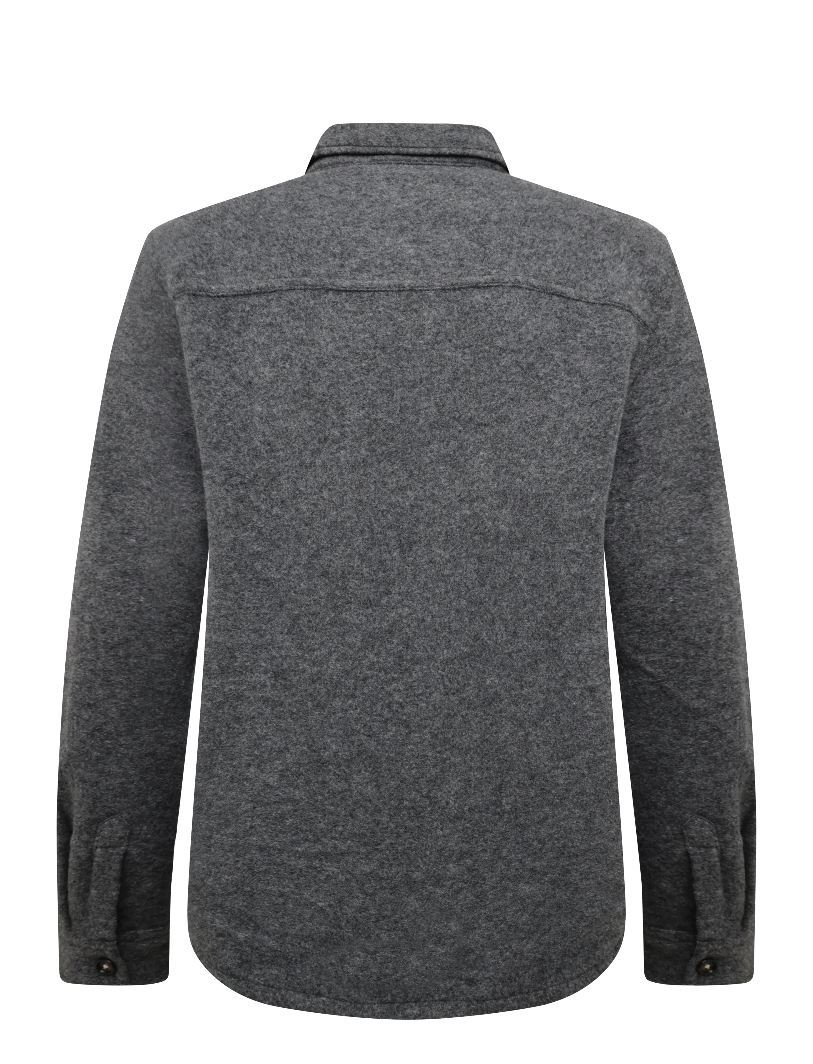 Barbour - Barbour Marltown Tailored Wool Blend Overshirt - jacken - dark grey marl - 1