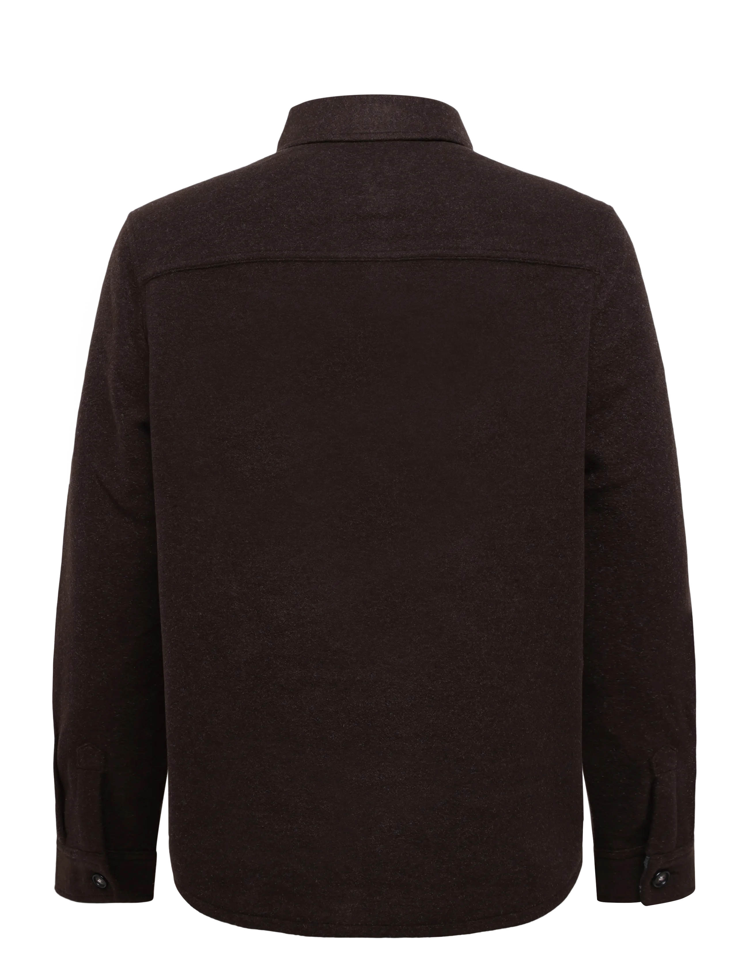 Barbour - Barbour Marltown Tailored Wool Blend Overshirt - dark oak - 1