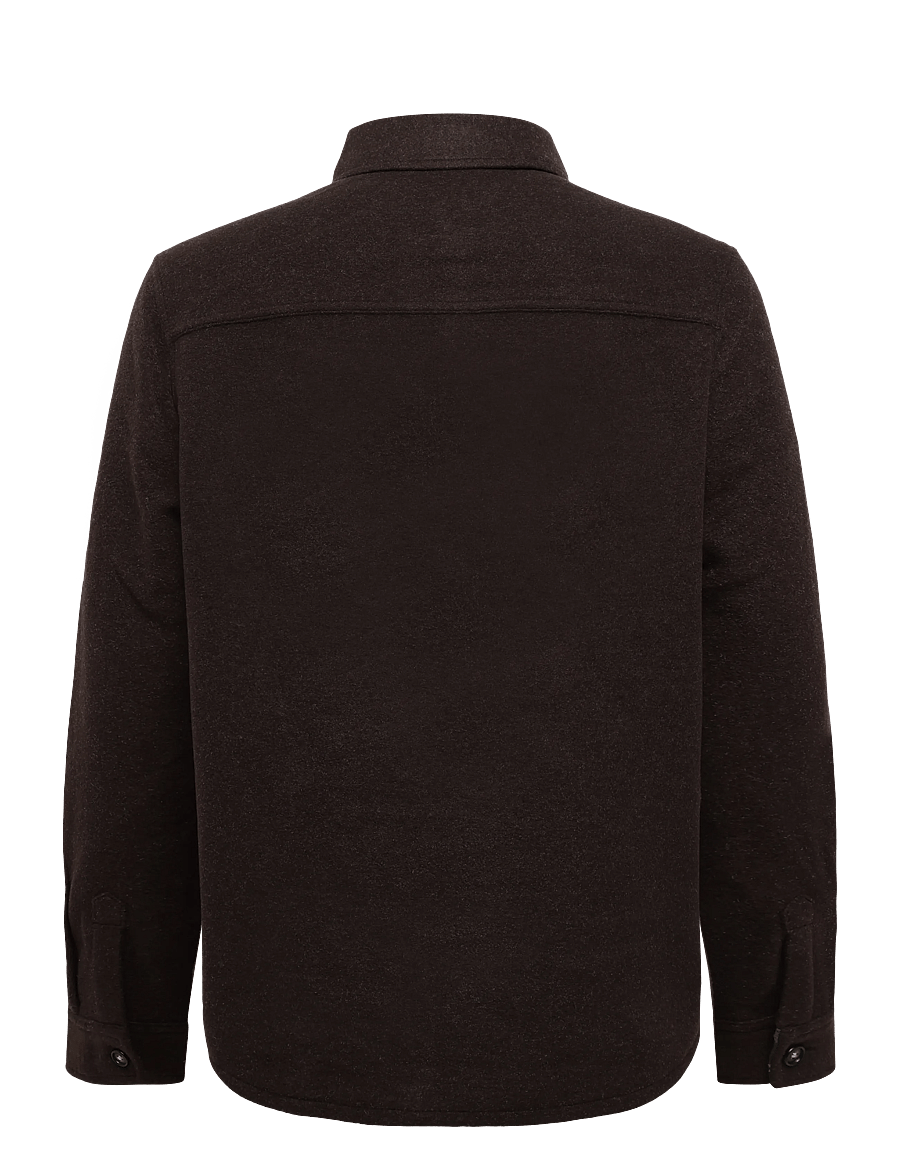 Barbour - Barbour Marltown Tailored Wool Blend Overshirt - jakker - dark oak - 1
