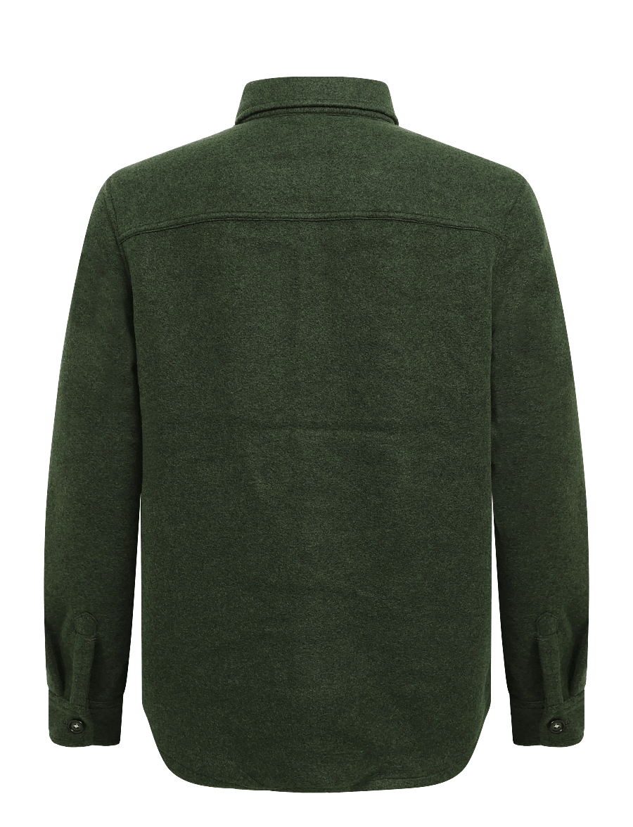 Barbour - Barbour Marltown Tailored Wool Blend Overshirt - jacken - sage - 1