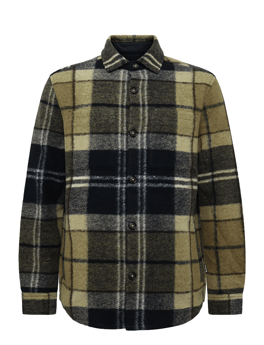Barbour - Barbour Woodlane Brushed Check Overshirt - jakker - birchwood dress tartan - 0