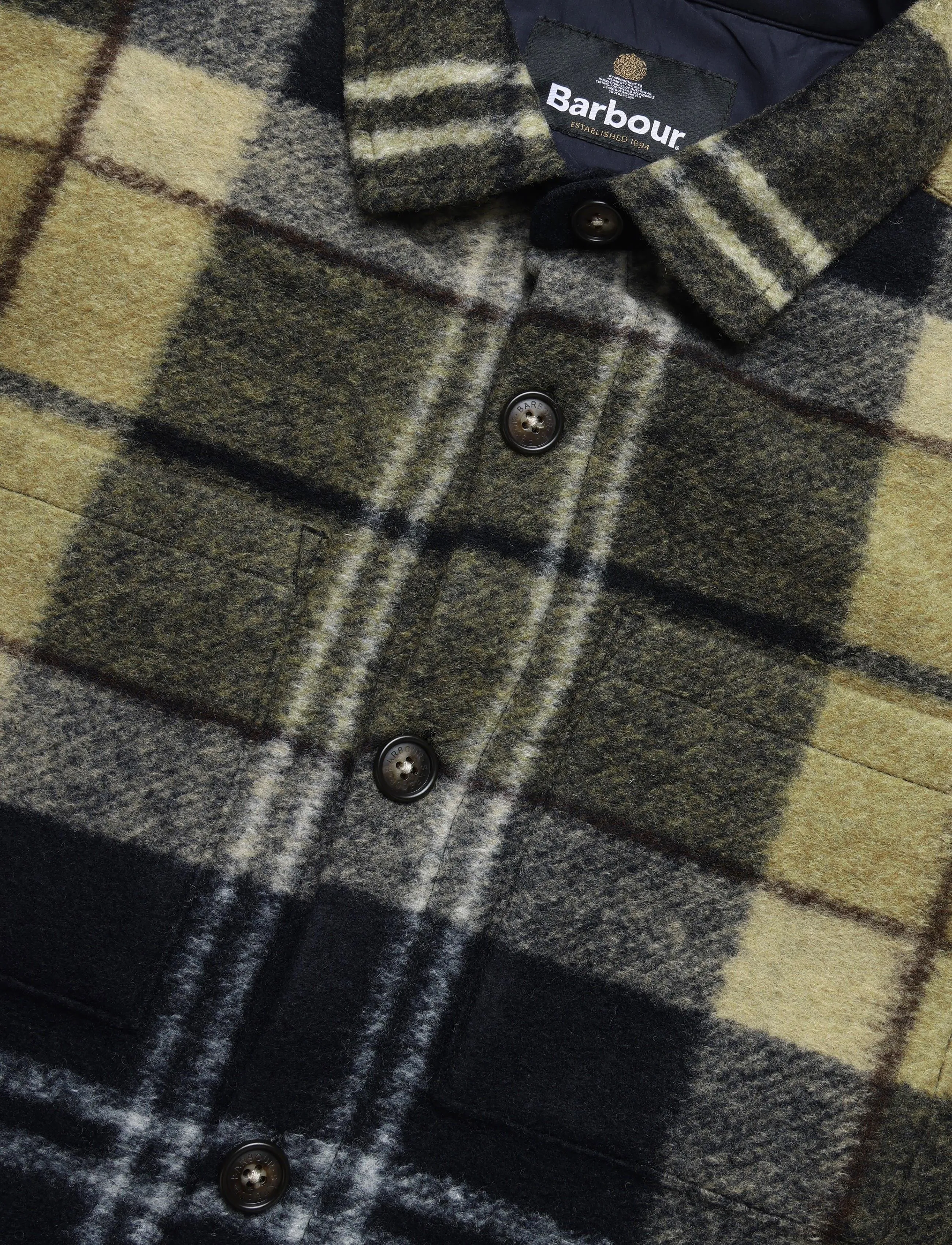Barbour - Barbour Woodlane Brushed Check Overshirt - jakker - birchwood dress tartan - 2