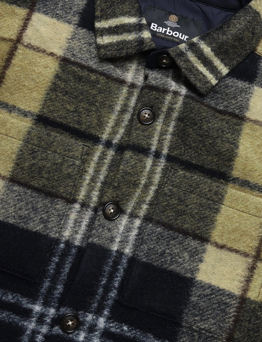 Barbour - Barbour Woodlane Brushed Check Overshirt - jakker - birchwood dress tartan - 2