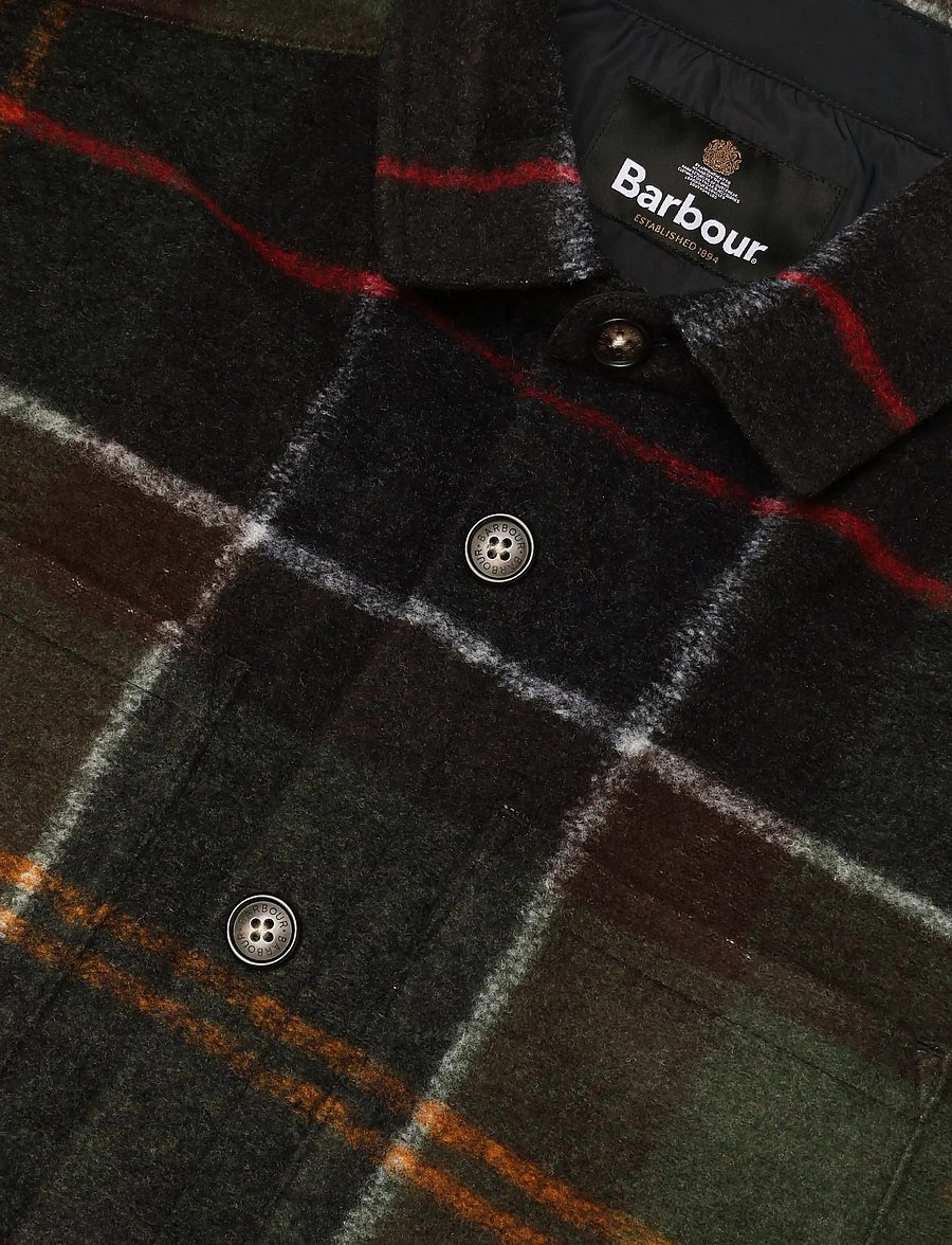 Barbour - Barbour Woodlane Brushed Check Overshirt - jakker - classic tartan - 2