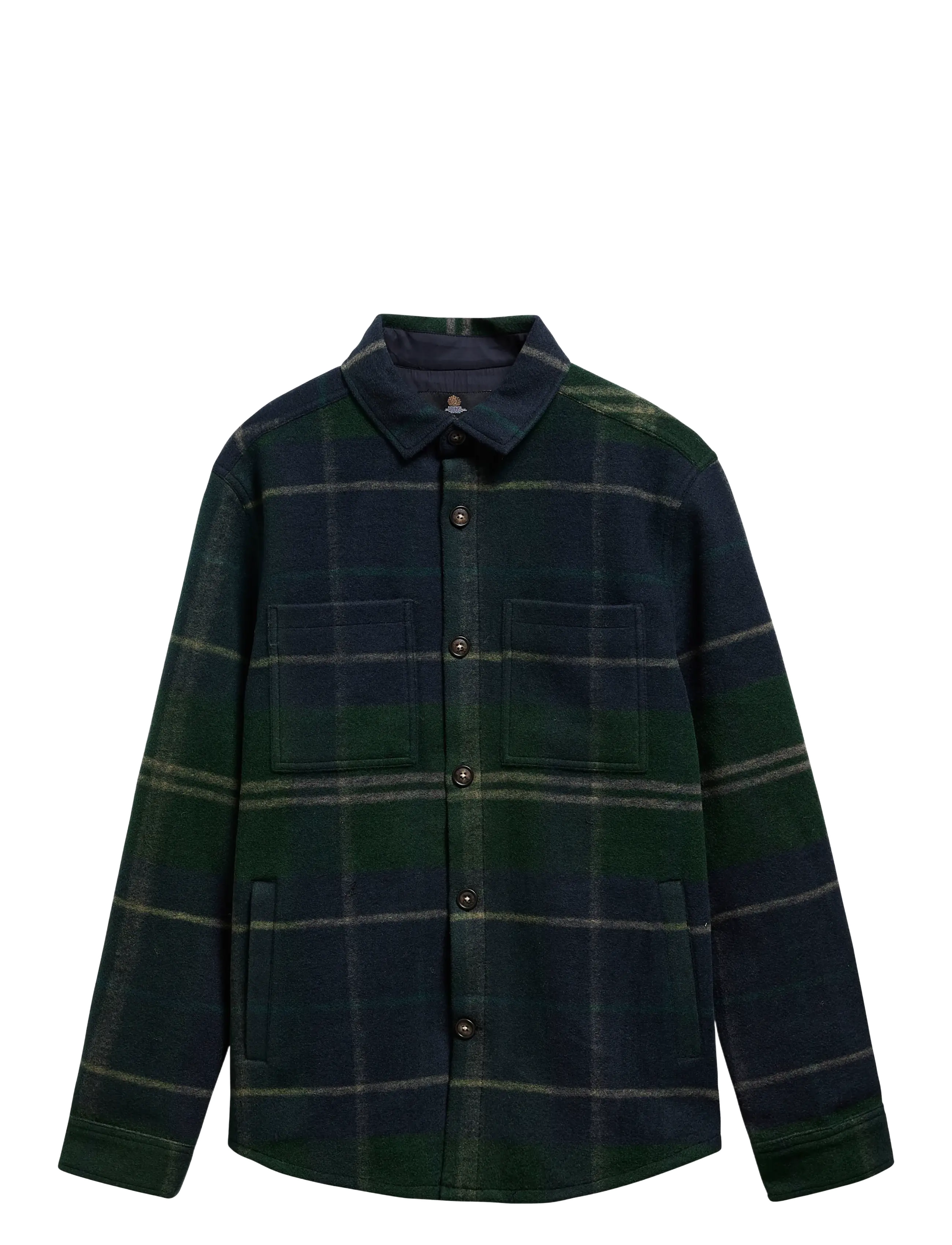 Barbour Barbour Woodlane Brushed Check Overshirt - Überhemden - GREEN LOCH TARTAN / green