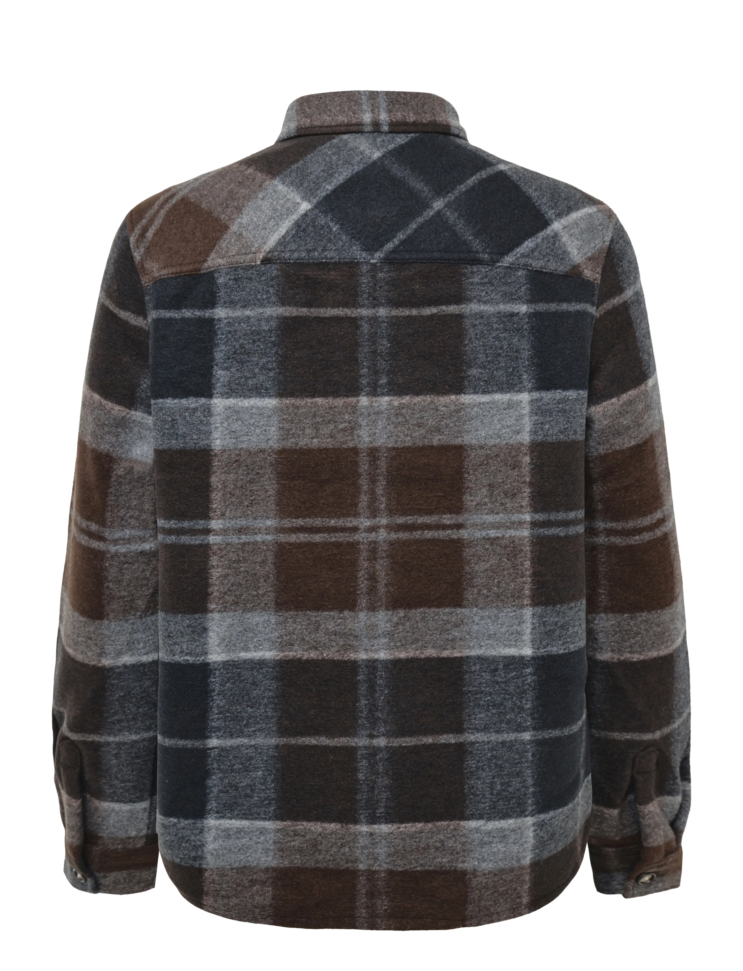 Barbour - Barbour Woodlane Brushed Check Overshirt - jacken - midnight oak tartan - 1