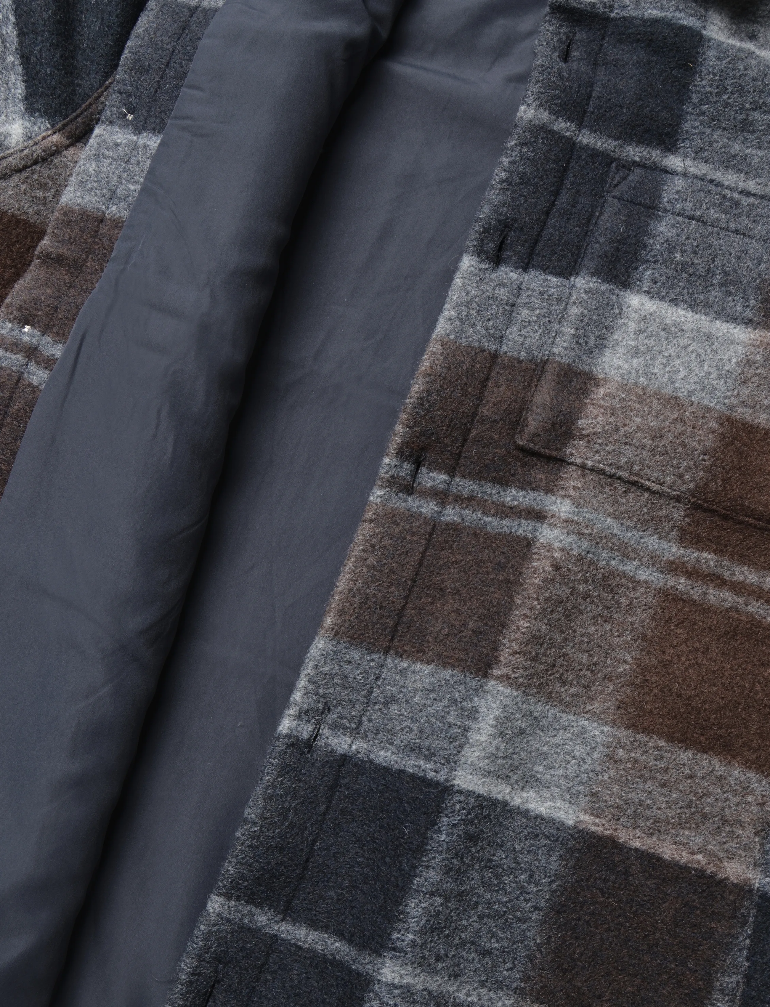 Barbour - Barbour Woodlane Brushed Check Overshirt - jacken - midnight oak tartan - 3
