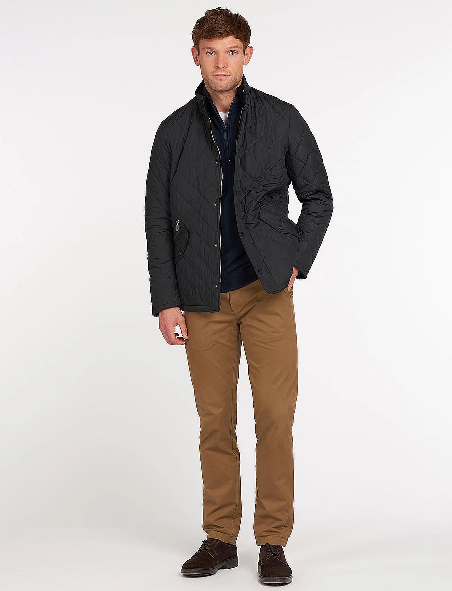 Barbour - Barbour Chelsea Sports - tepitud jakid - navy - 4