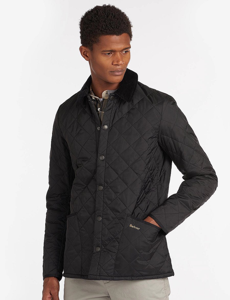 Barbour - Barbour Heritage Liddesdale Quilt - quiltade jackor - black - 0