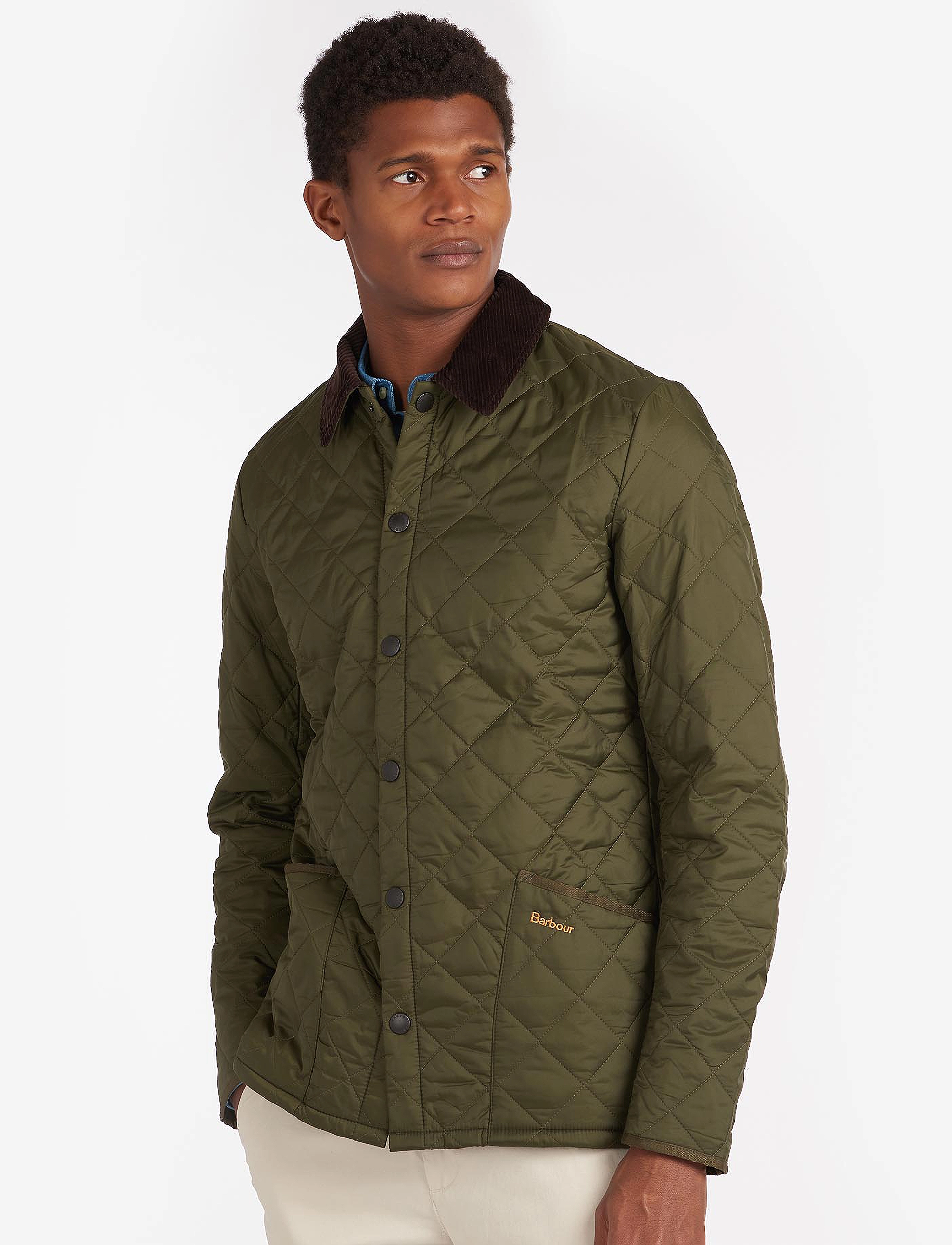 Barbour Barbour Heritage Liddesdale Quilted Jacket, M, Green, Jakker > Quiltede Jakker, Herre