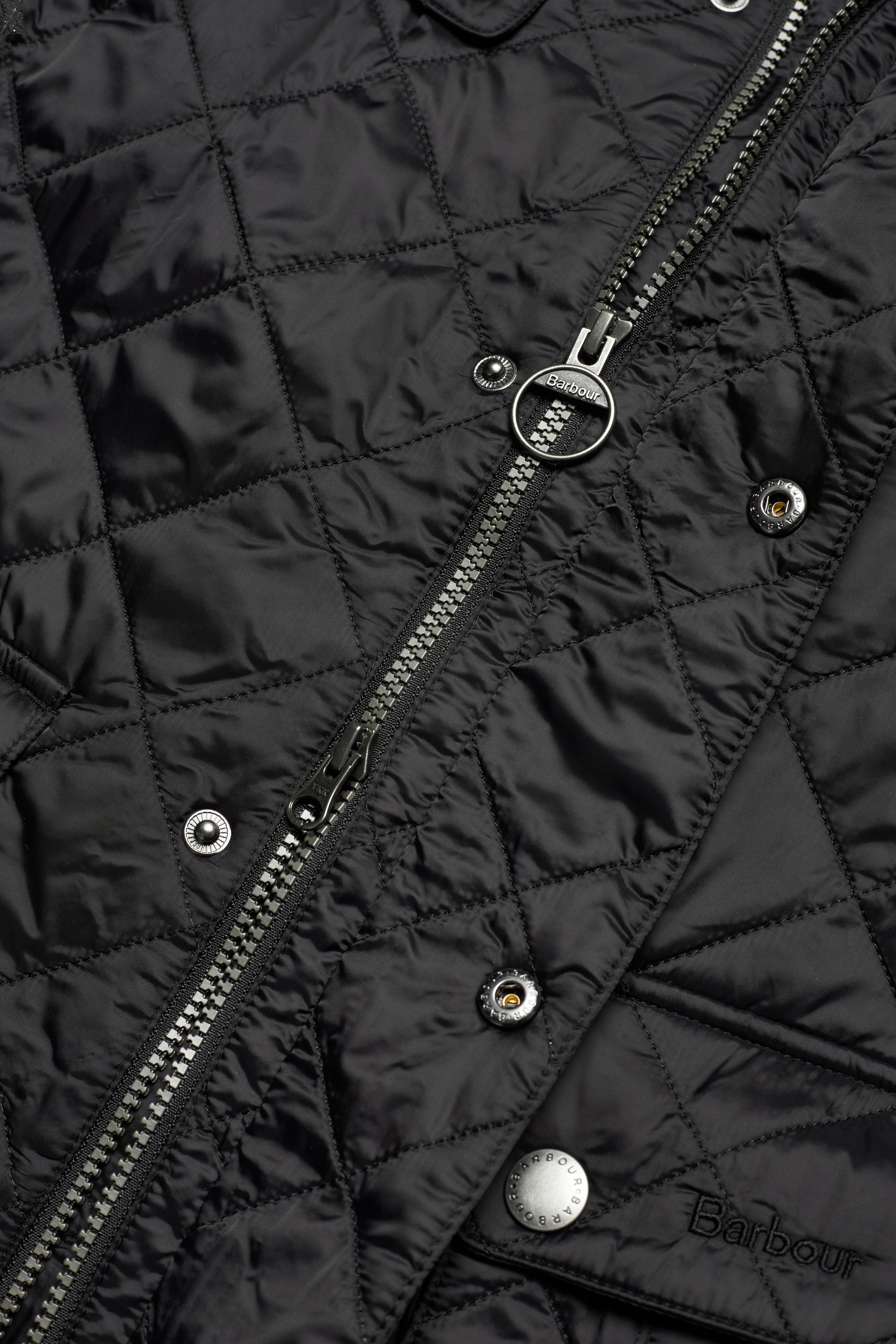 Barbour - Ariel Quilt - black/yellow - 3