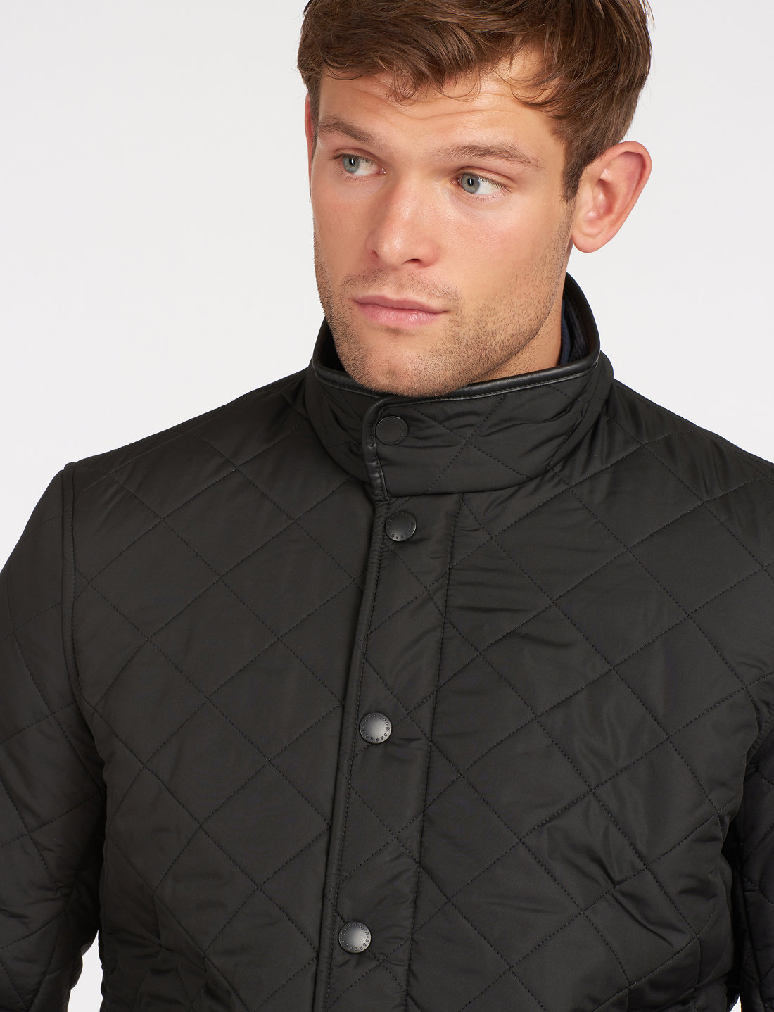 Mens barbour powell quilted jacket sale shop