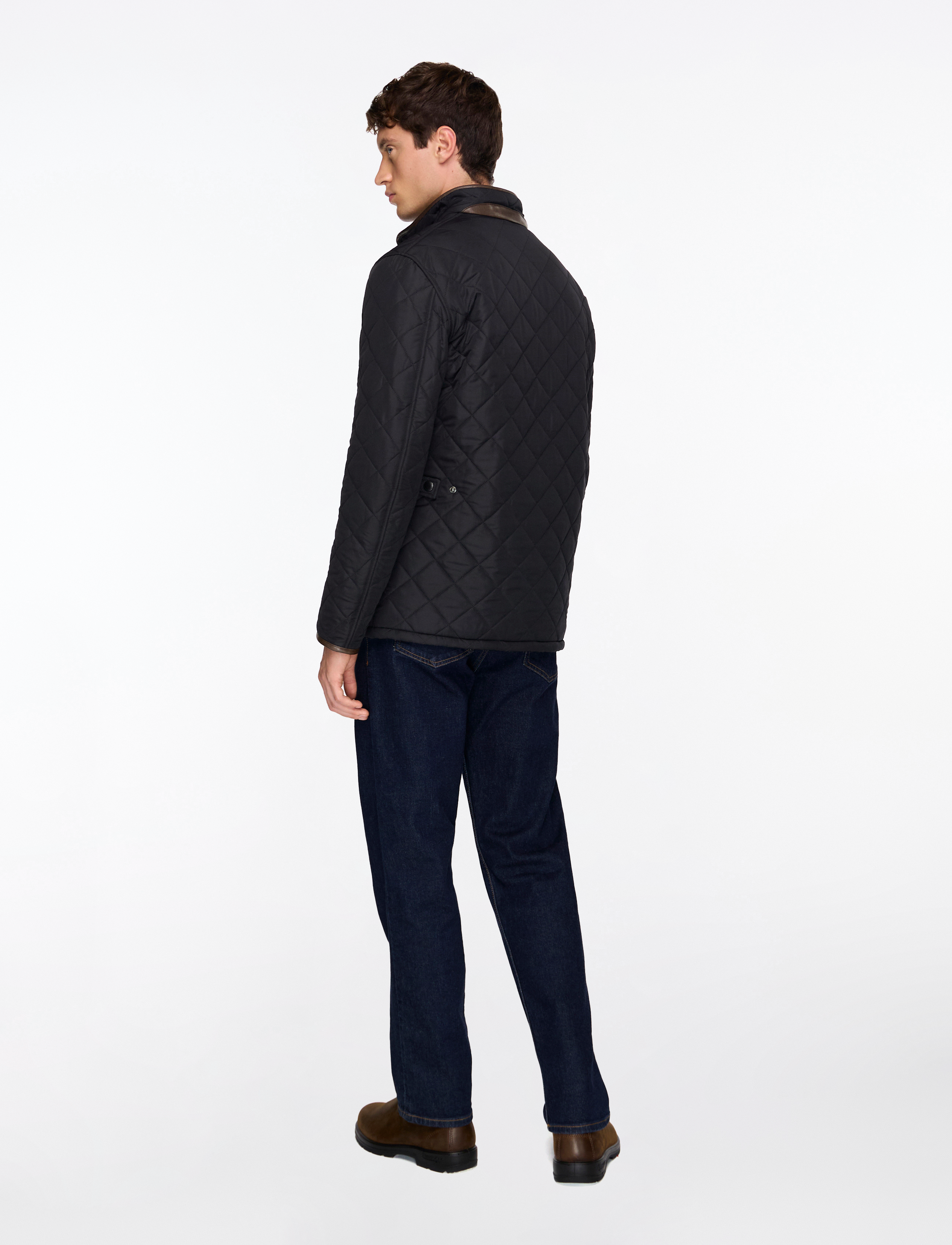 Barbour - Barbour Powell Quilted Jacket - sügisjoped - navy/ecru beaco - 5