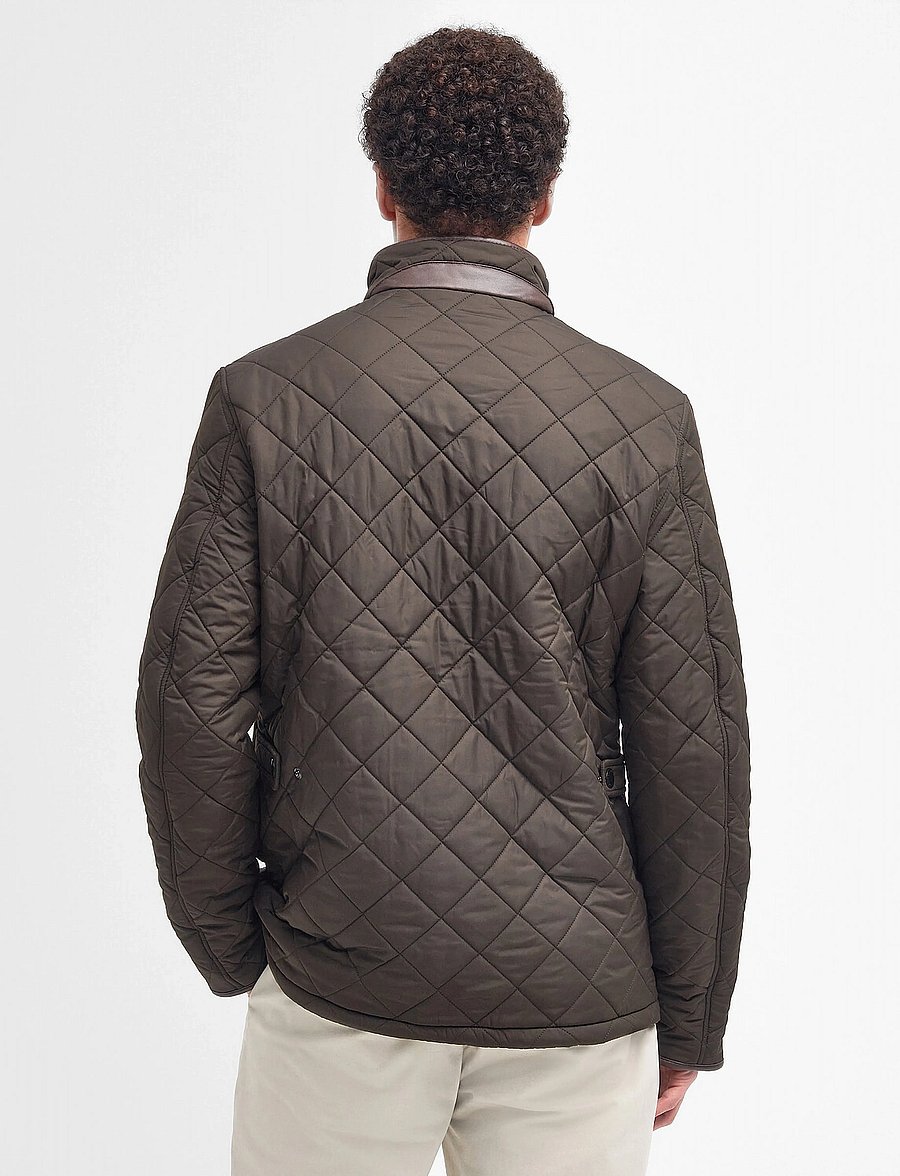 Barbour - Barbour Powell Quilted Jacket - rudens jakas - olive - 3