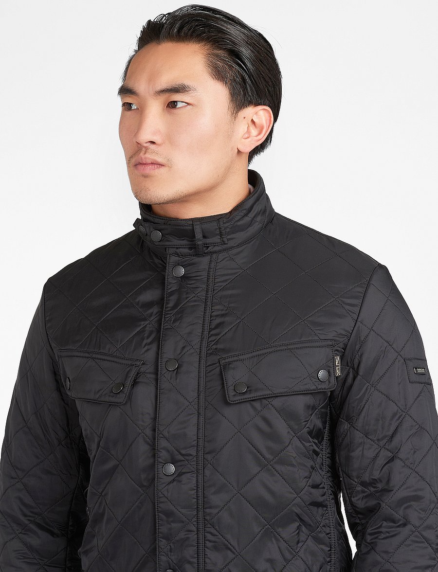 Barbour - B.Intl Ariel Polarquilt - forårsjakker - black - 5