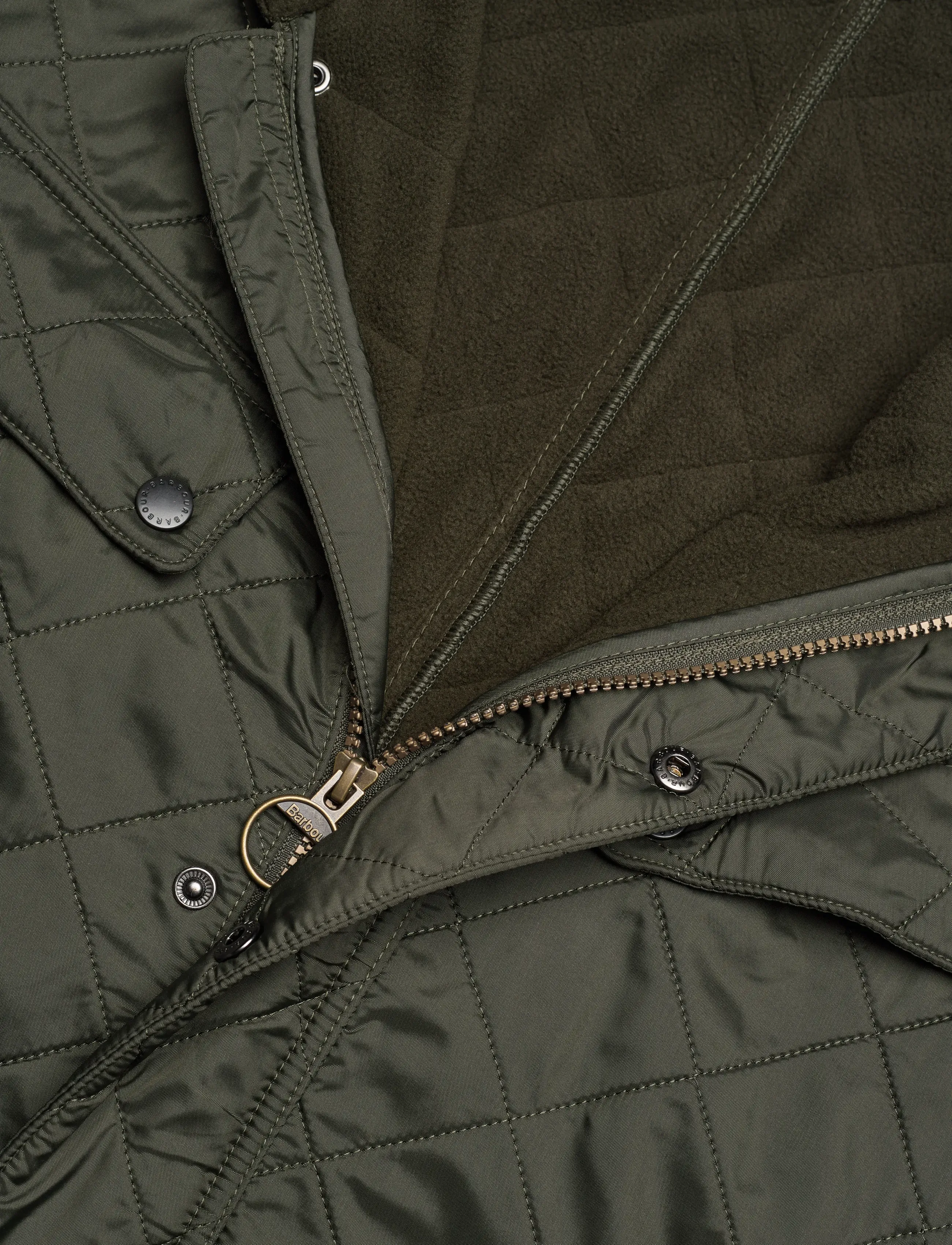 Barbour - B.Intl Ariel Polarquilt - spring jackets - olive - 2