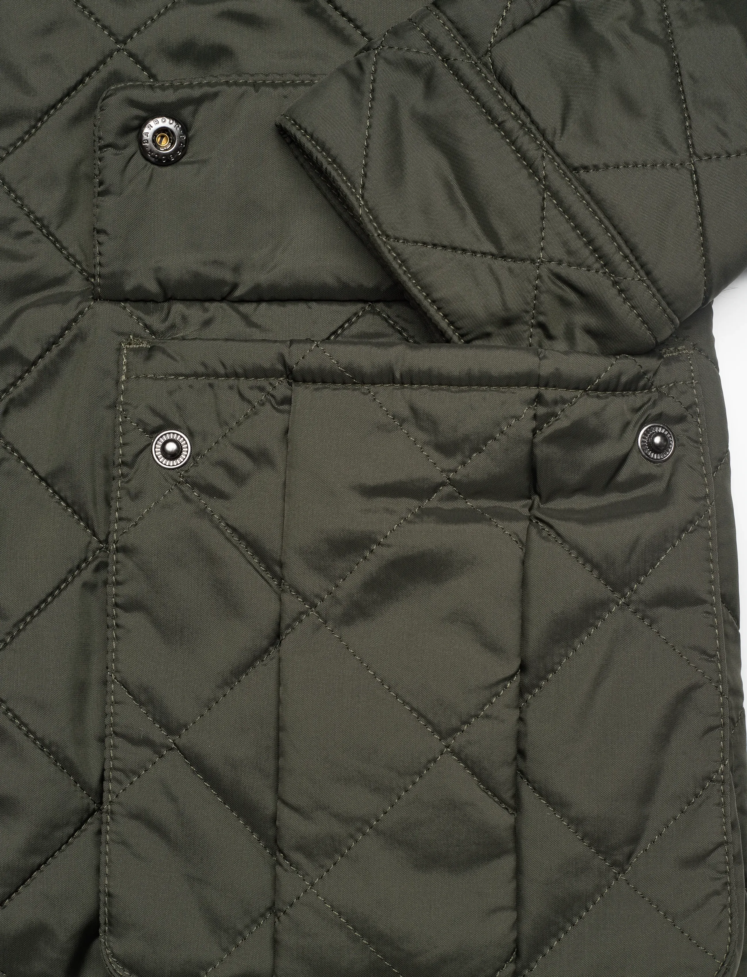 Barbour - B.Intl Ariel Polarquilt - spring jackets - olive - 3