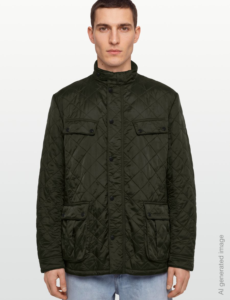 Barbour - B.Intl Ariel Polarquilt - forårsjakker - sage - 3
