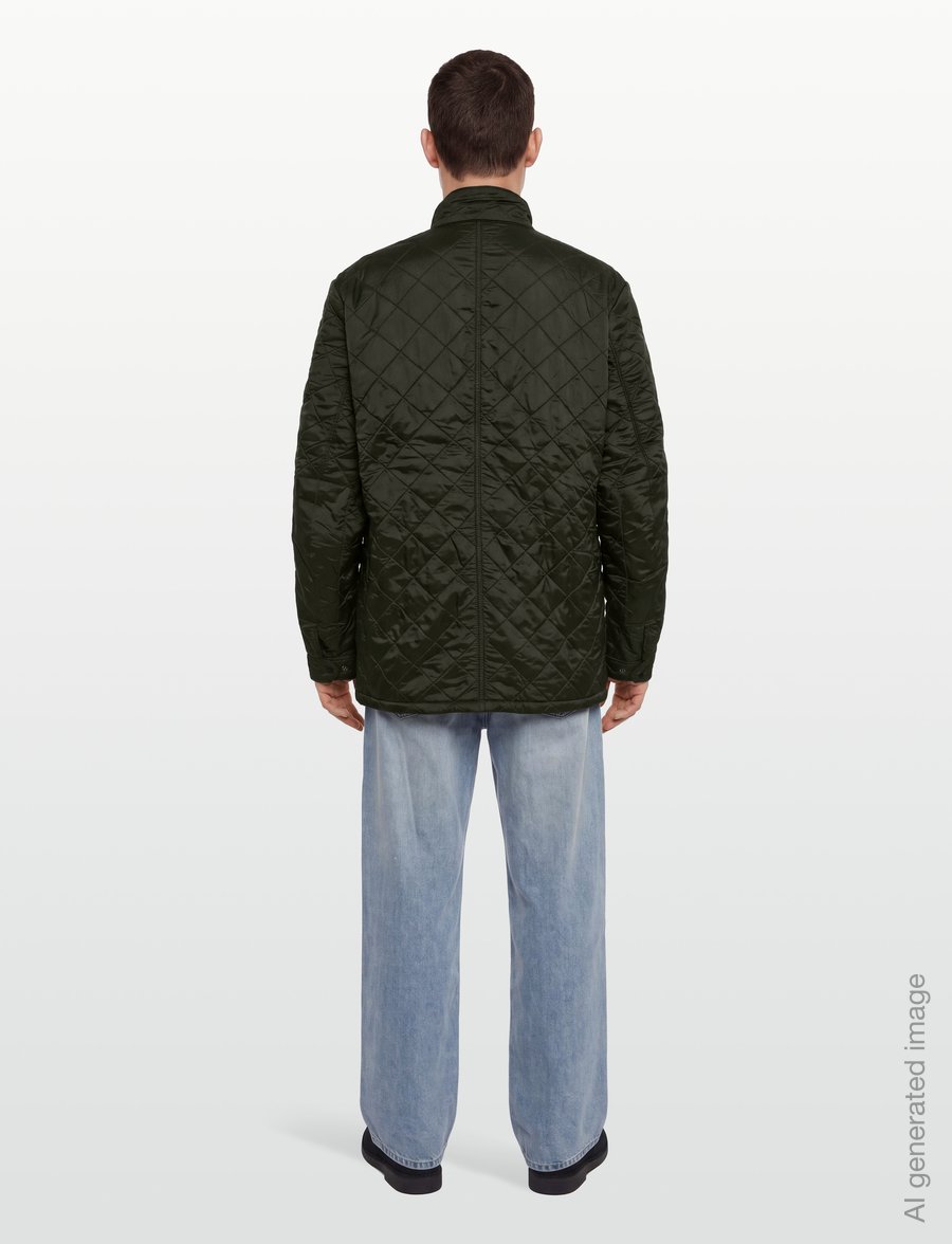 Barbour - B.Intl Ariel Polarquilt - forårsjakker - sage - 4