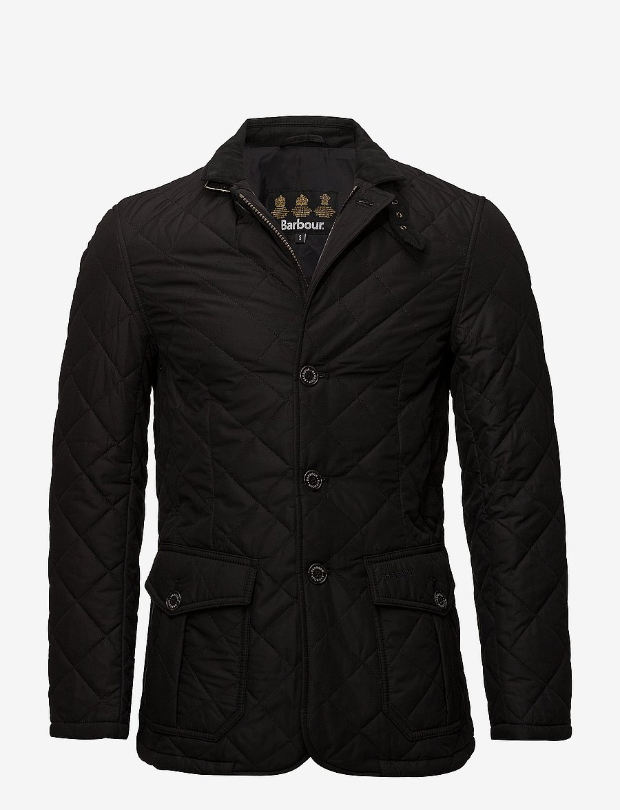 Barbour - Barbour Quilted Lutz - höstjackor - black - 1