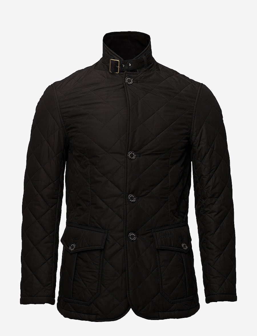 Barbour - Barbour Quilted Lutz - höstjackor - black - 2
