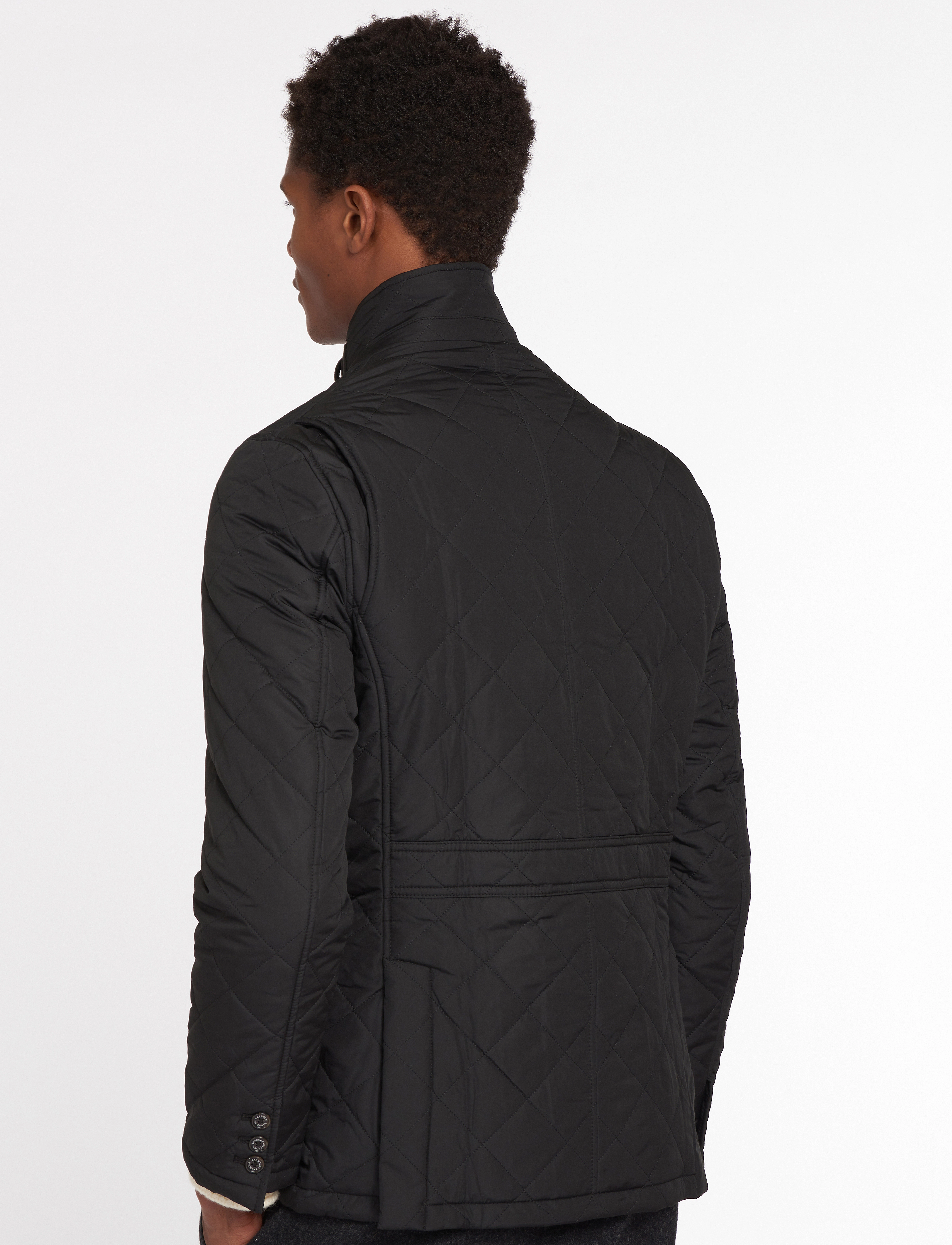 Barbour - Barbour Quilted Lutz - kurtki wiosenne - black - 4
