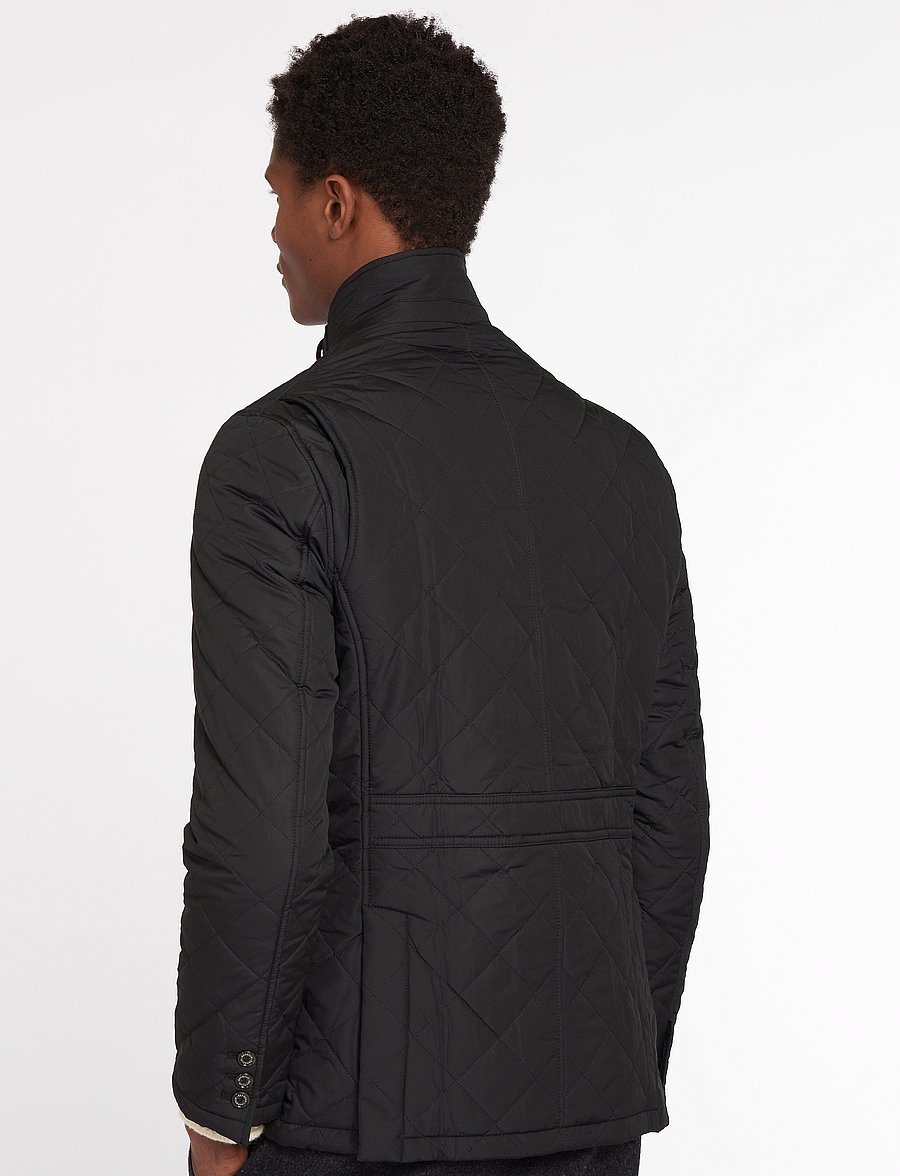 Barbour - Barbour Quilted Lutz - höstjackor - black - 4