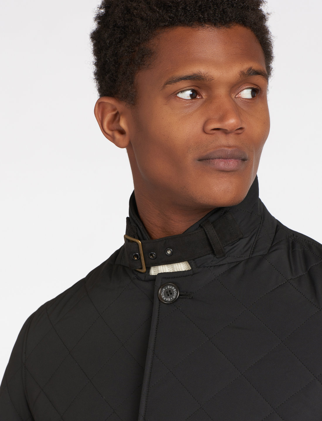 Barbour lutz on sale quilted jacket black