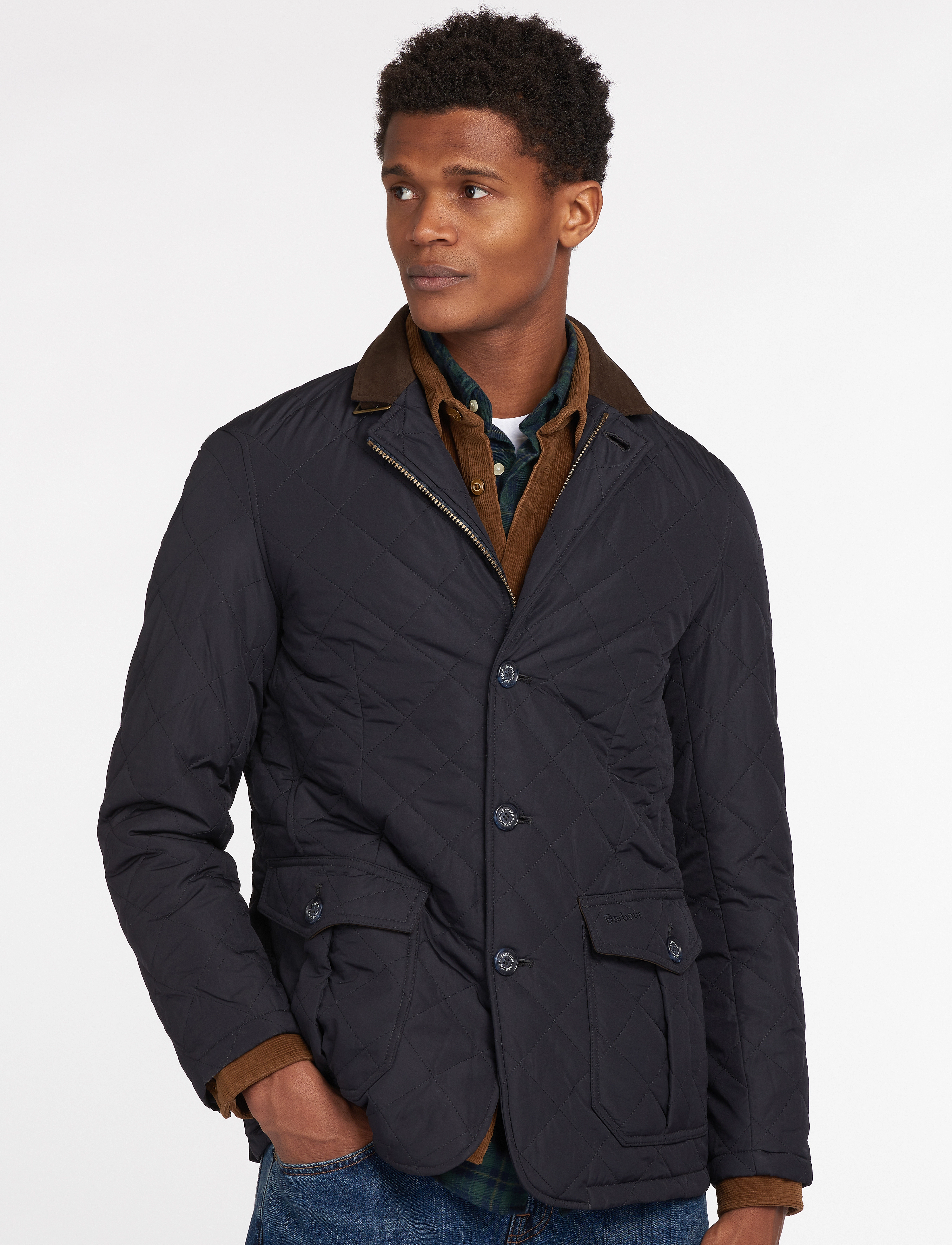 Barbour Barbour Quilted Lutz, XL, Black, Jakker > Quiltede Jakker, Herre