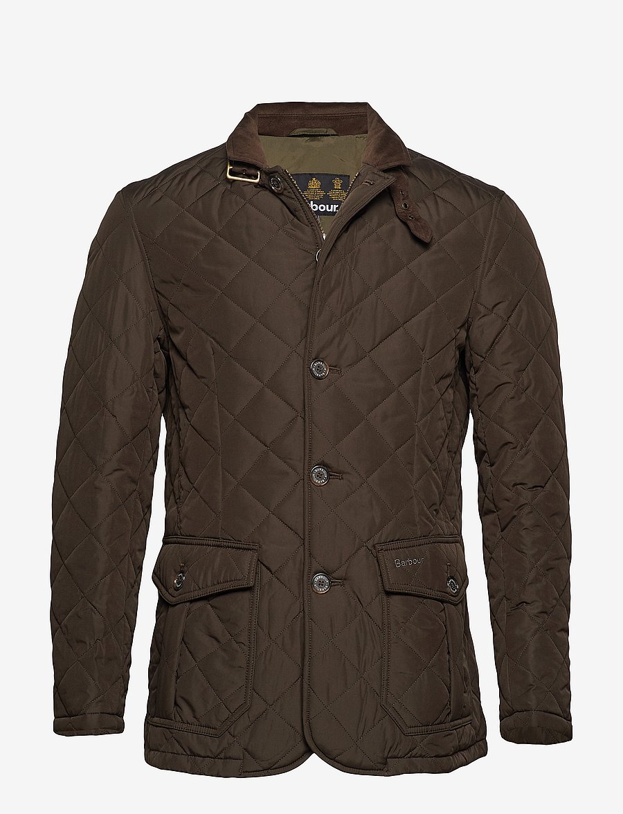 Barbour - Barbour Quilted Lutz - höstjackor - olive - 1