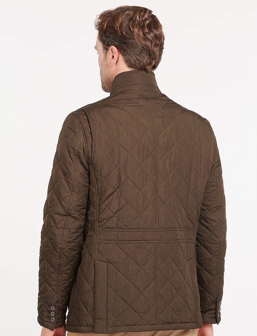 Barbour - Barbour Quilted Lutz - höstjackor - olive - 4