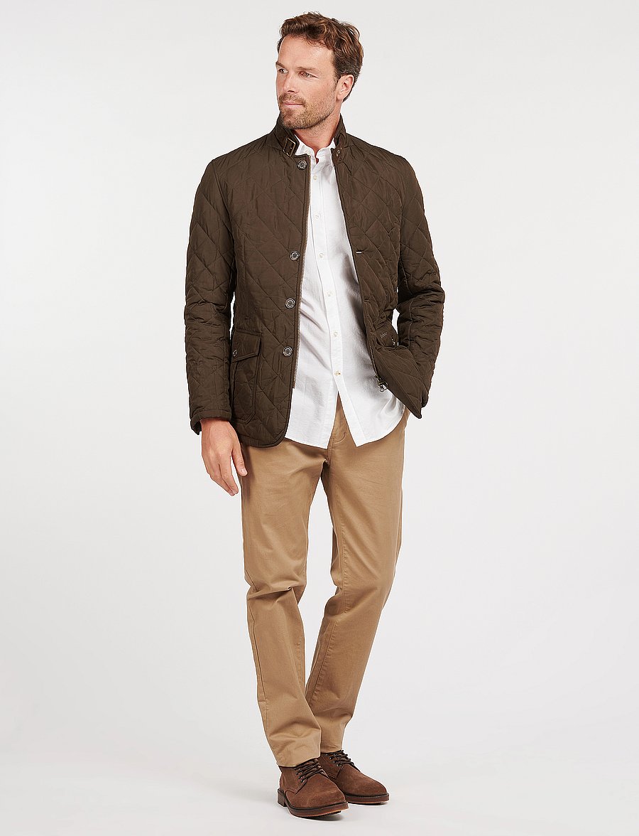 Barbour - Barbour Quilted Lutz - höstjackor - olive - 5