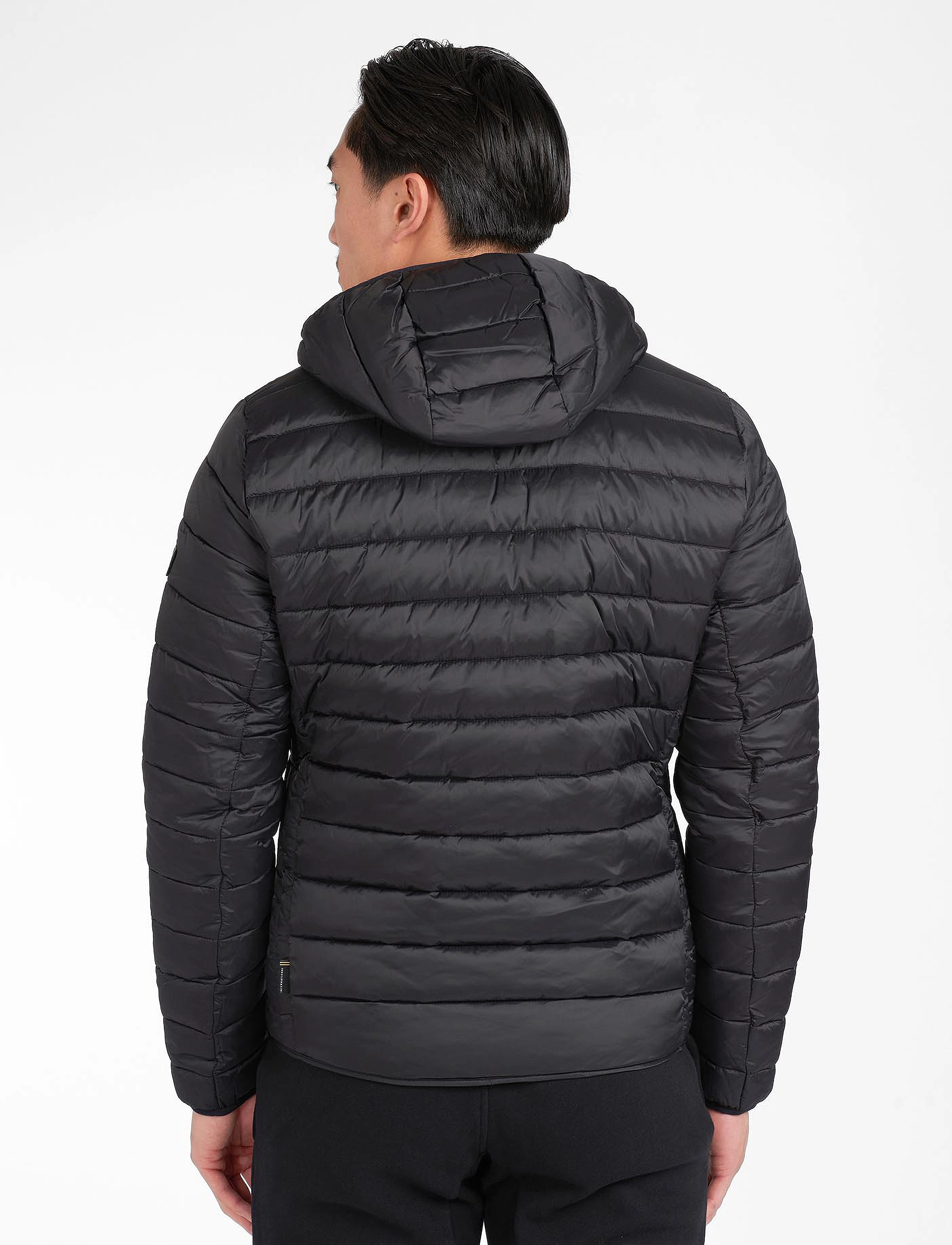 Barbour - B.Intl Ouston Hooded Quilt (SL) - black - 5