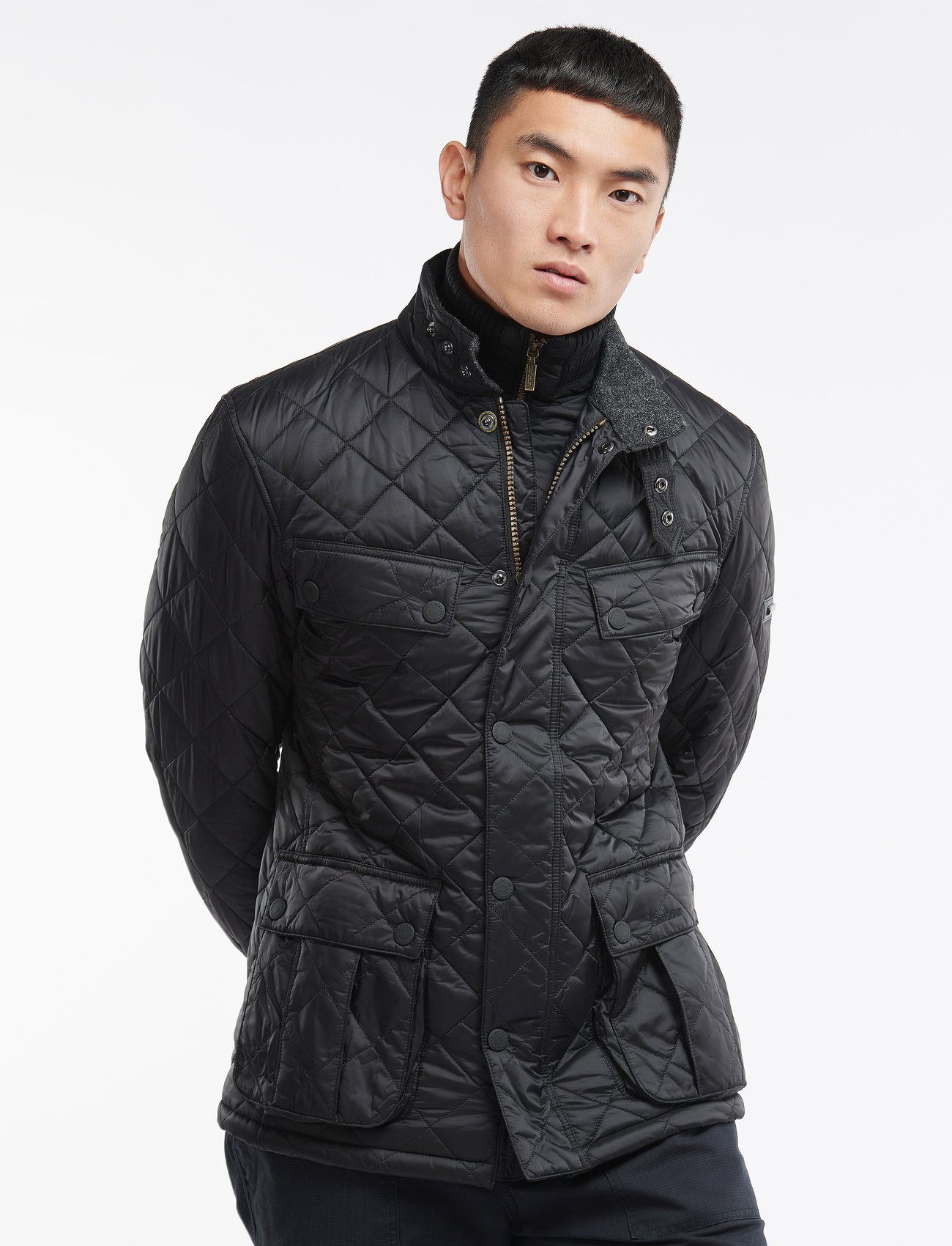 Barbour - B.Intl Windshield Quilt (TR) - quilted - black - 0