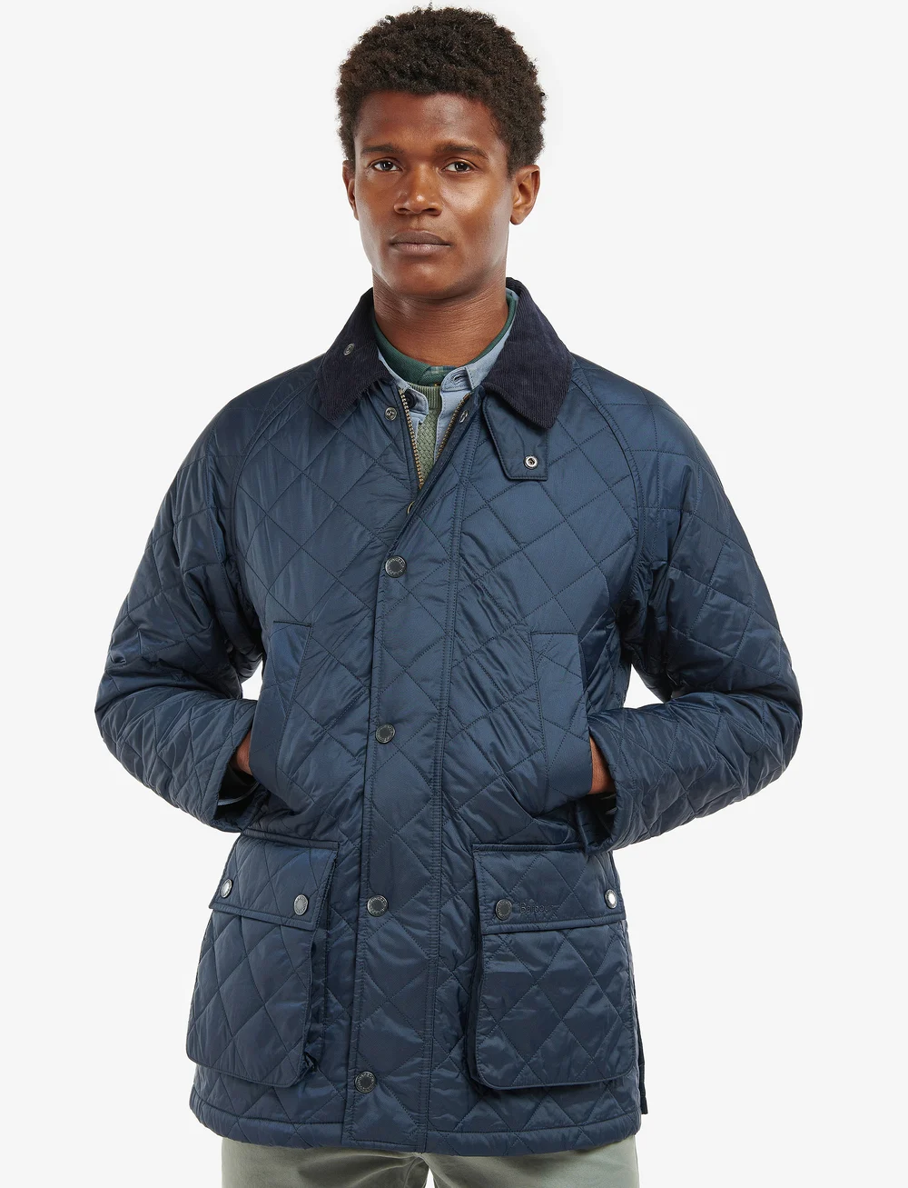 Grey barbour discount jacket