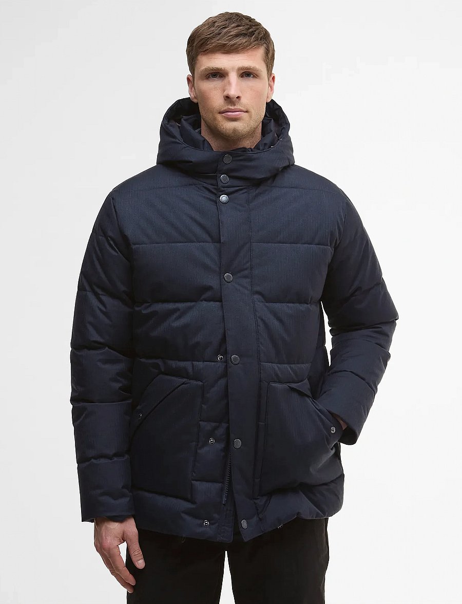 Barbour - Barbour Brampton Puffer Jacket - kurtki puchowe - navy - 0